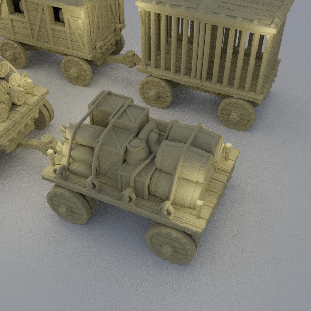 Convoy of Settlers | Aussie 3D Printed Miniatures and Terrain
