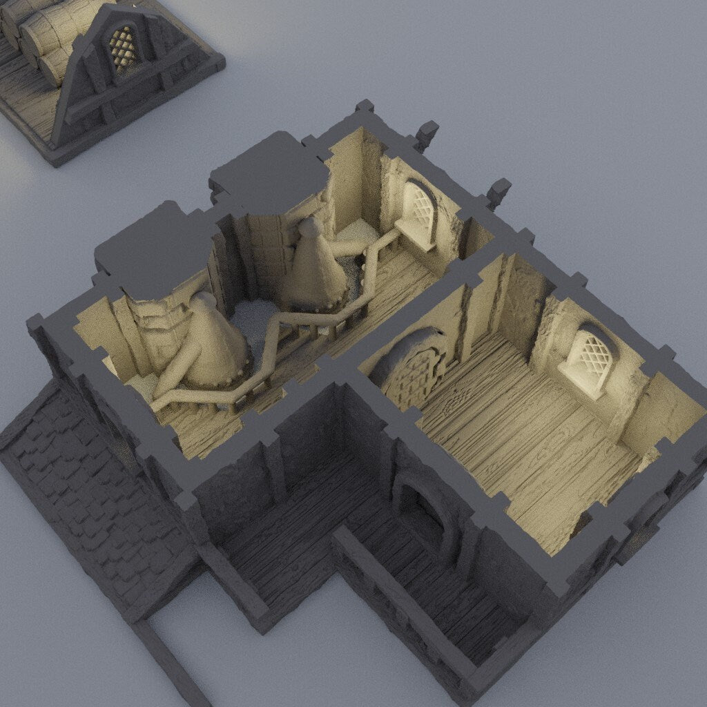 Medieval Destillery | Aussie 3D Printed Miniatures and Terrain