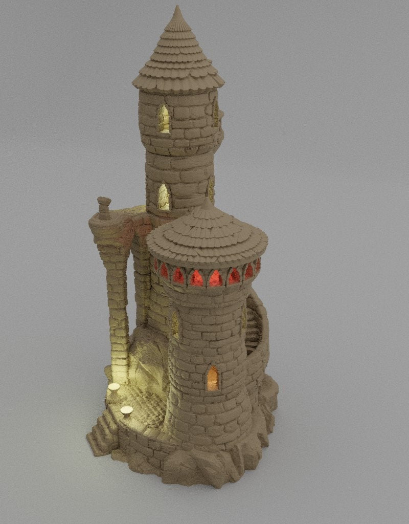 Small Wizards Tower | Aussie 3D Printed Miniatures and Terrain