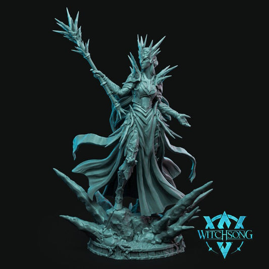 The Frost Queen, Bust Option | Aussie 3D Printed Miniatures and Terrain