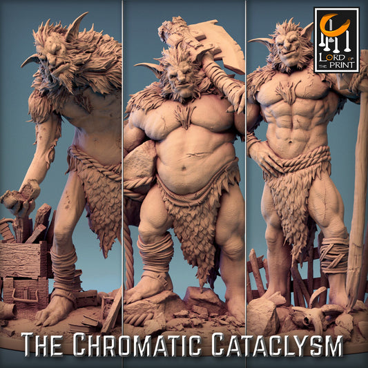 The Ice Trolls, 3 Poses | Aussie 3D Printed Miniatures and Terrain