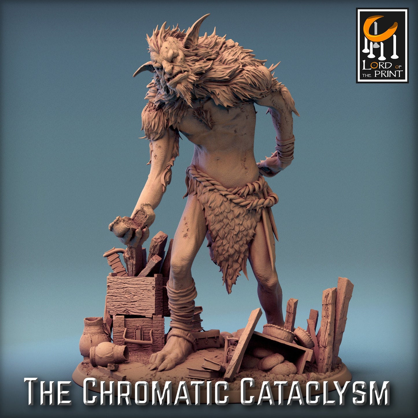 The Ice Trolls, 3 Poses | Aussie 3D Printed Miniatures and Terrain