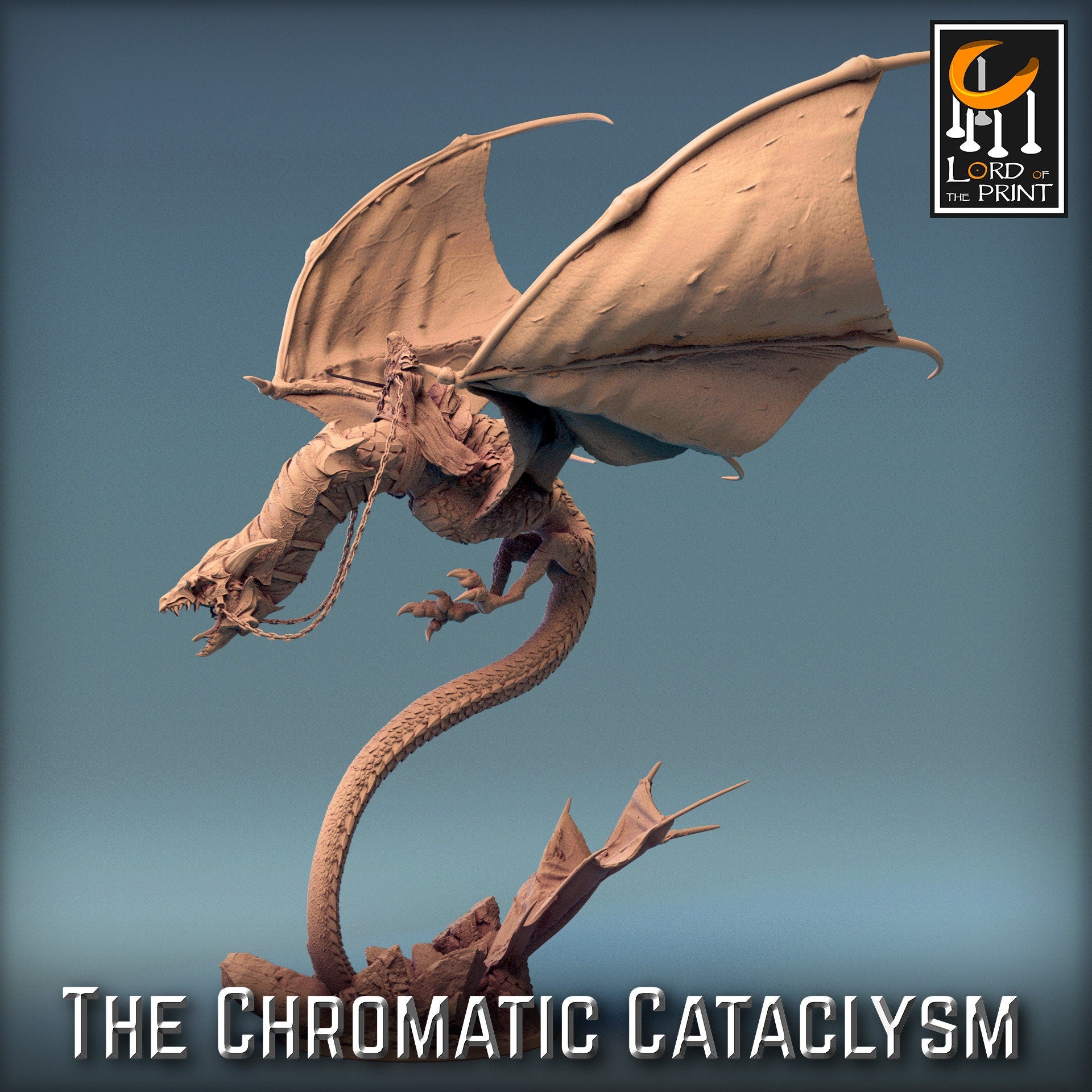 Wyvern Riders, 3 Poses | Aussie 3D Printed Miniatures and Terrain