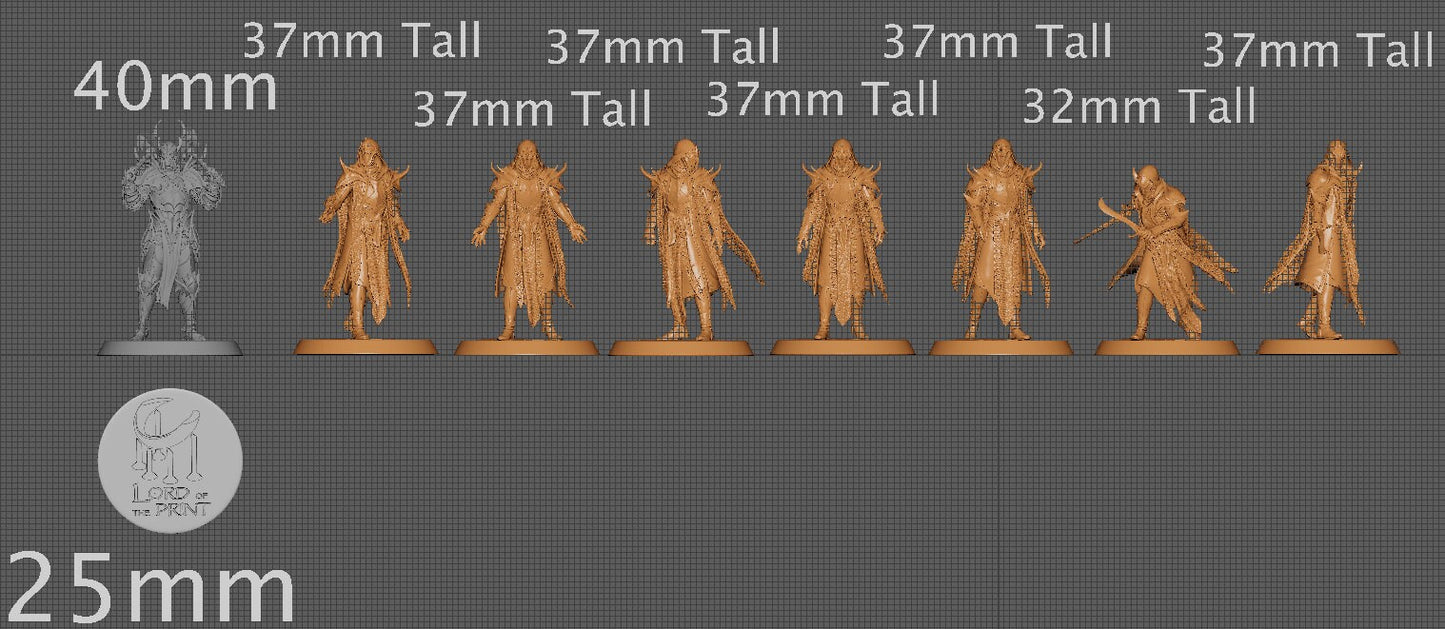 Dragon Cultists, Pack 1 | Aussie 3D Printed Miniatures and Terrain