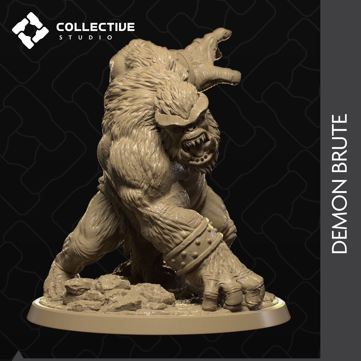 Demon Brute | Aussie 3D Printed Miniatures and Terrain