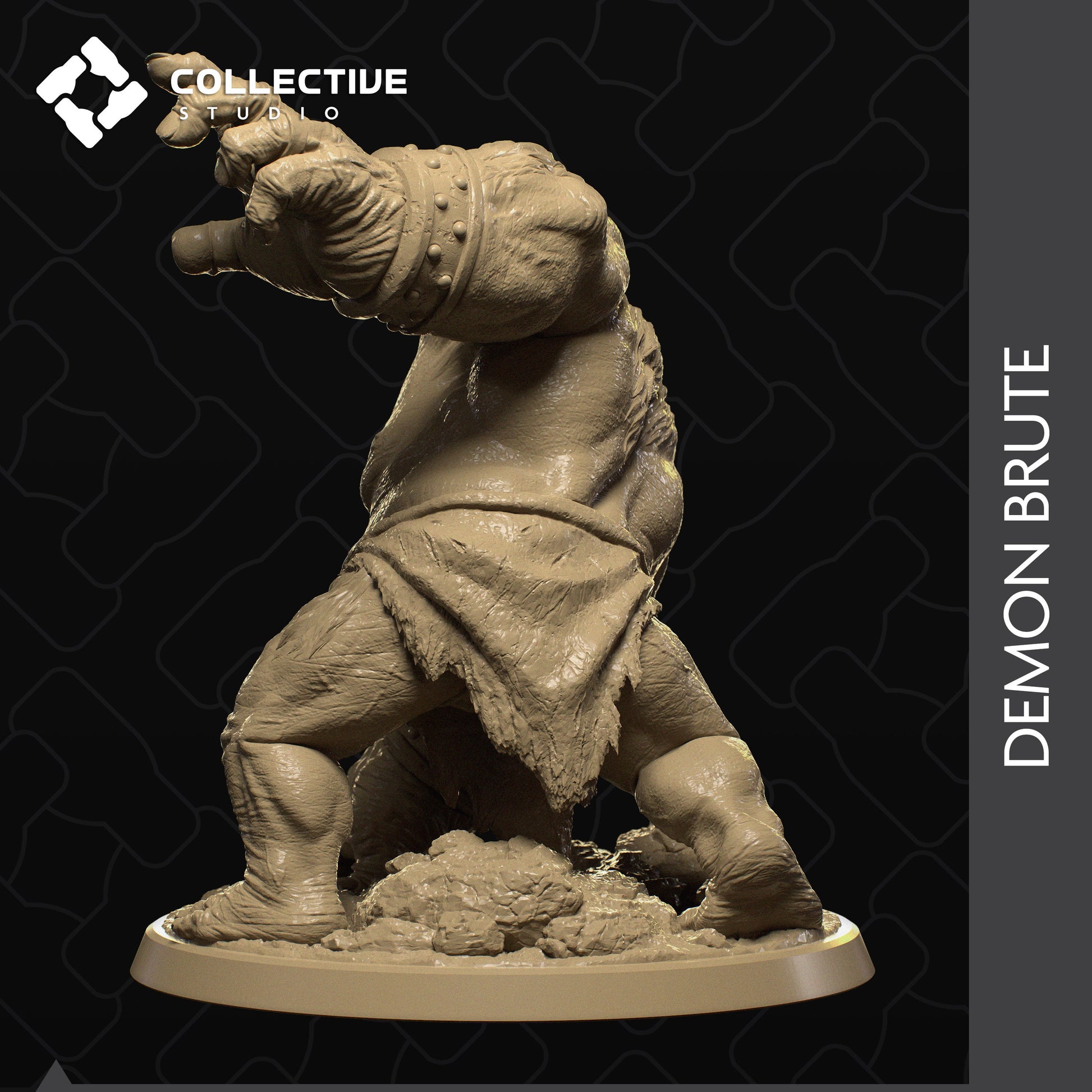 Demon Brute | Aussie 3D Printed Miniatures and Terrain