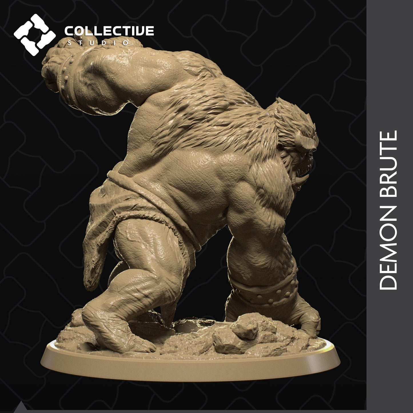 Demon Brute | Aussie 3D Printed Miniatures and Terrain