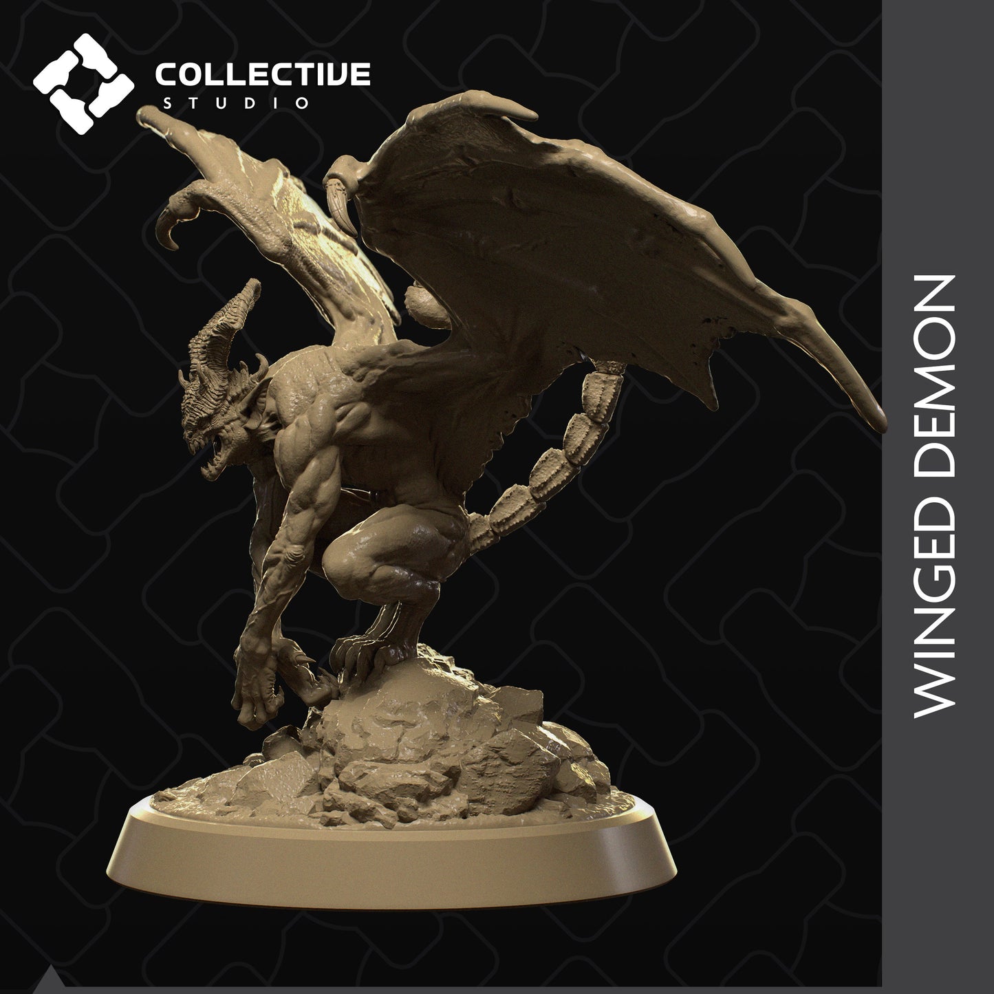 Winged Demon | Aussie 3D Printed Miniatures and Terrain