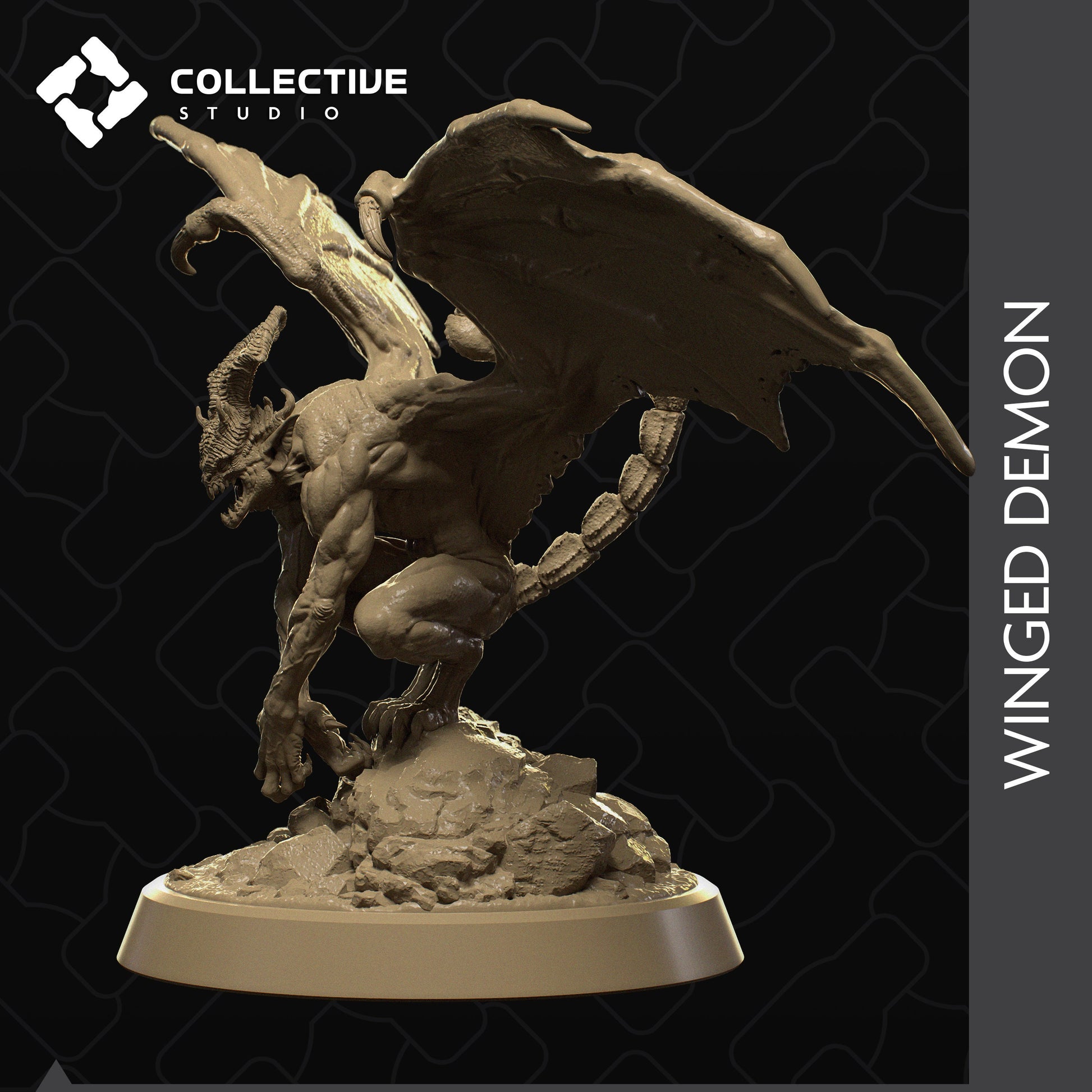 Winged Demon | Aussie 3D Printed Miniatures and Terrain