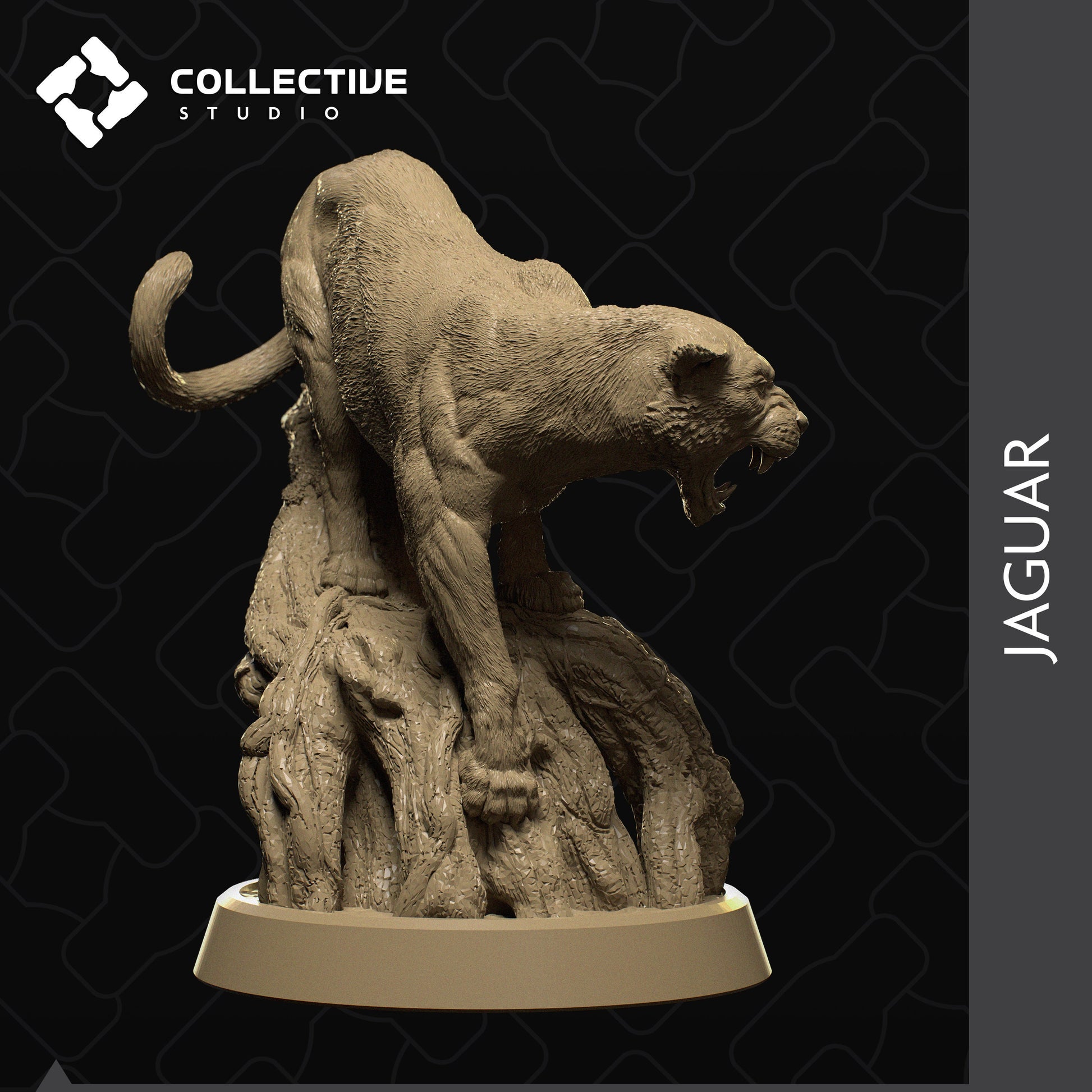 Jaguar | Aussie 3D Printed Miniatures and Terrain