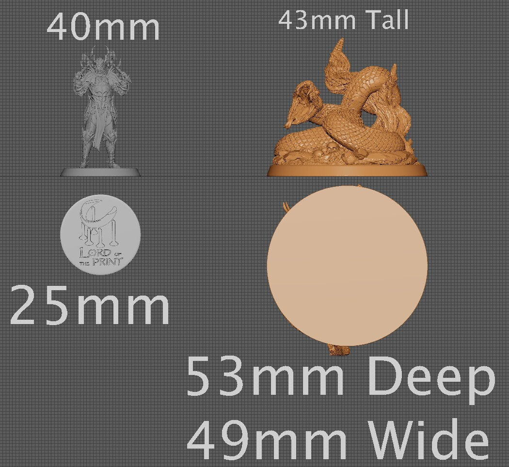 Snake | Aussie 3D Printed Miniatures and Terrain