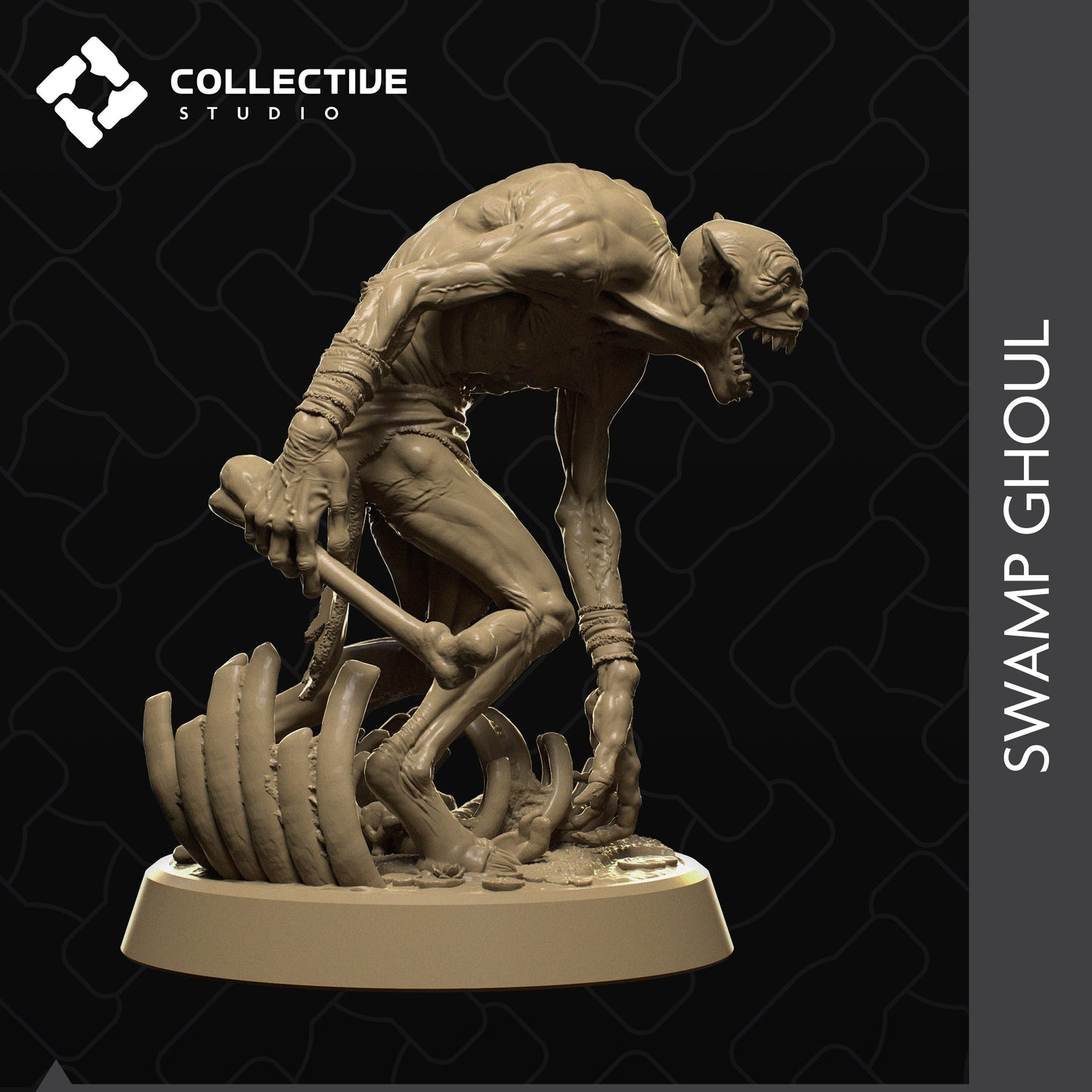 Swamp Ghoul | Aussie 3D Printed Miniatures and Terrain