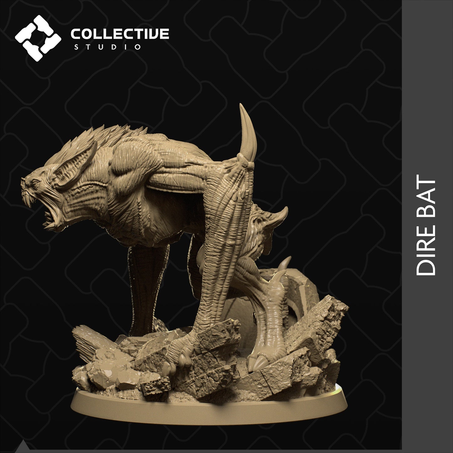 Giant Bat | Aussie 3D Printed Miniatures and Terrain