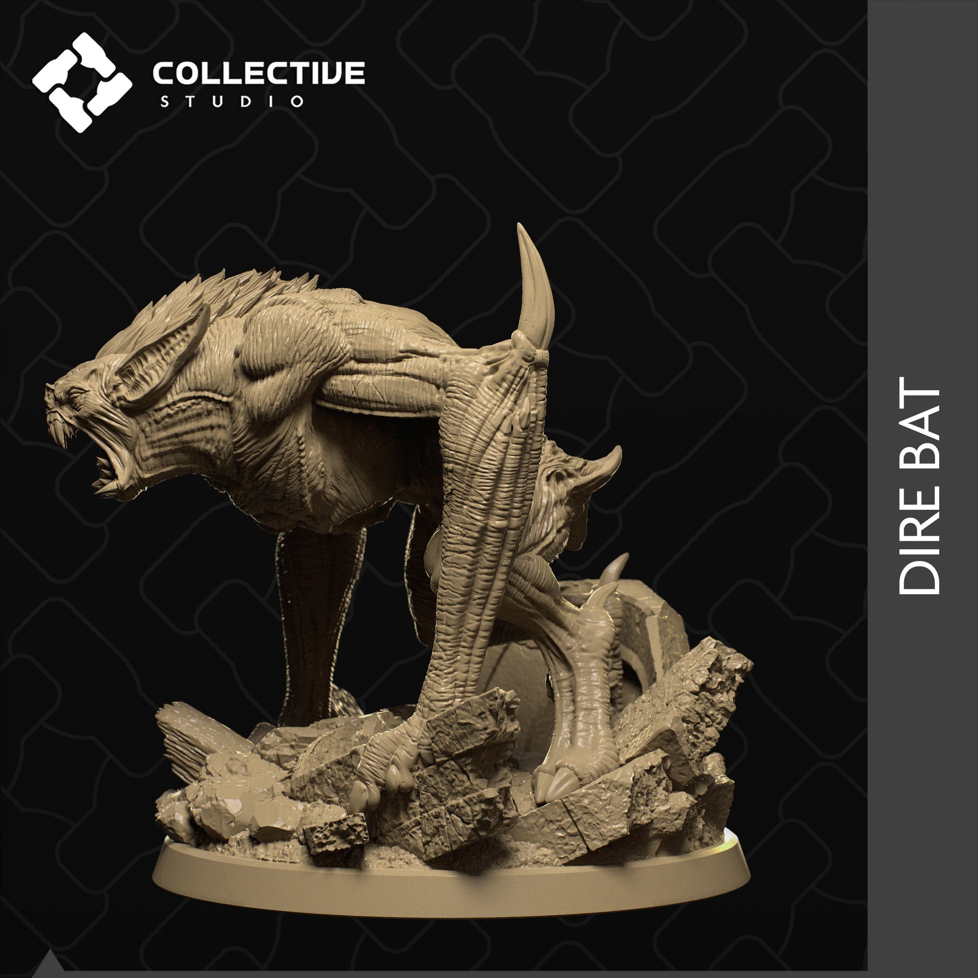 Giant Bat | Aussie 3D Printed Miniatures and Terrain