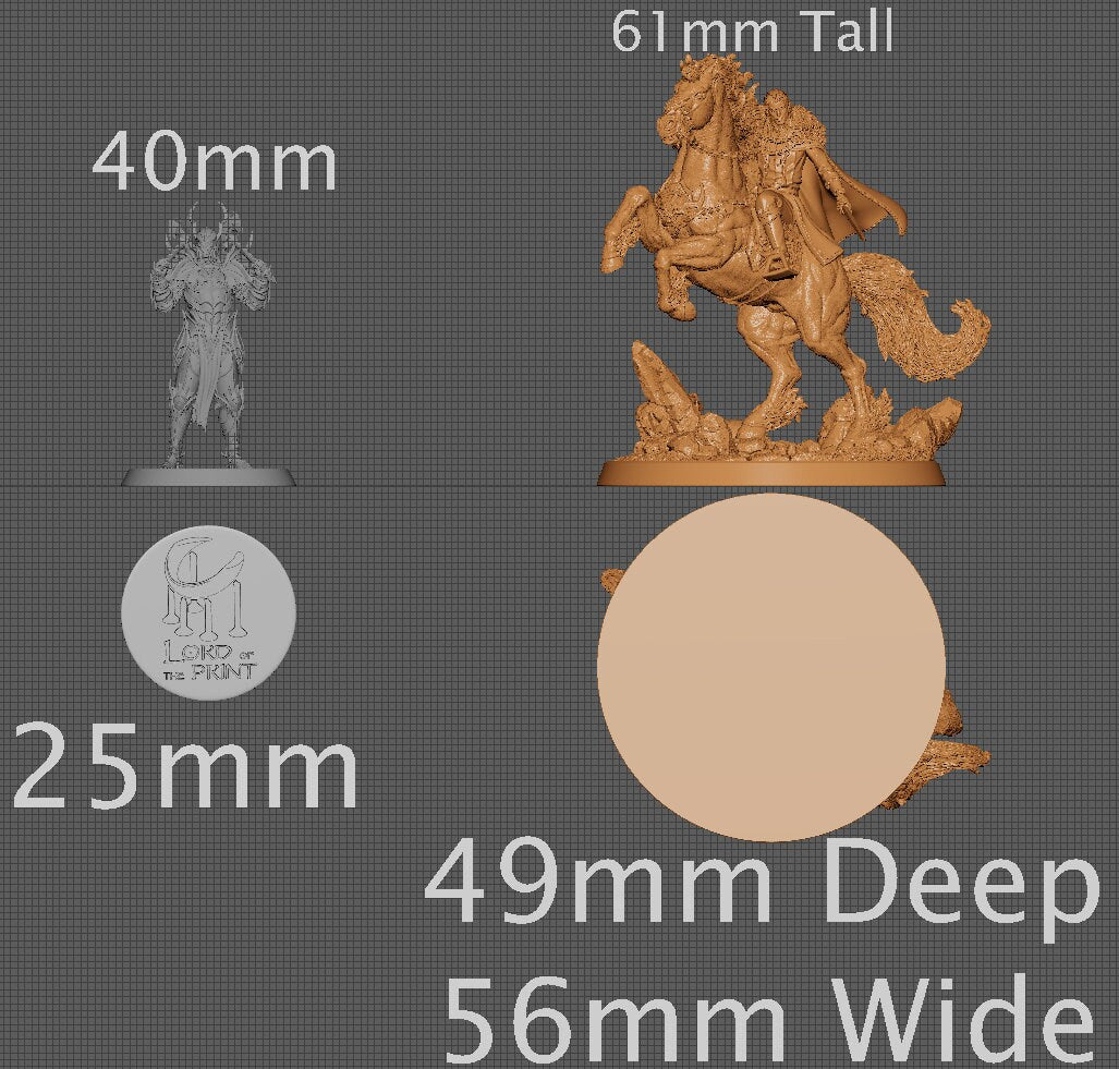 Vyesent on his Nightmare | Aussie 3D Printed Miniatures and Terrain