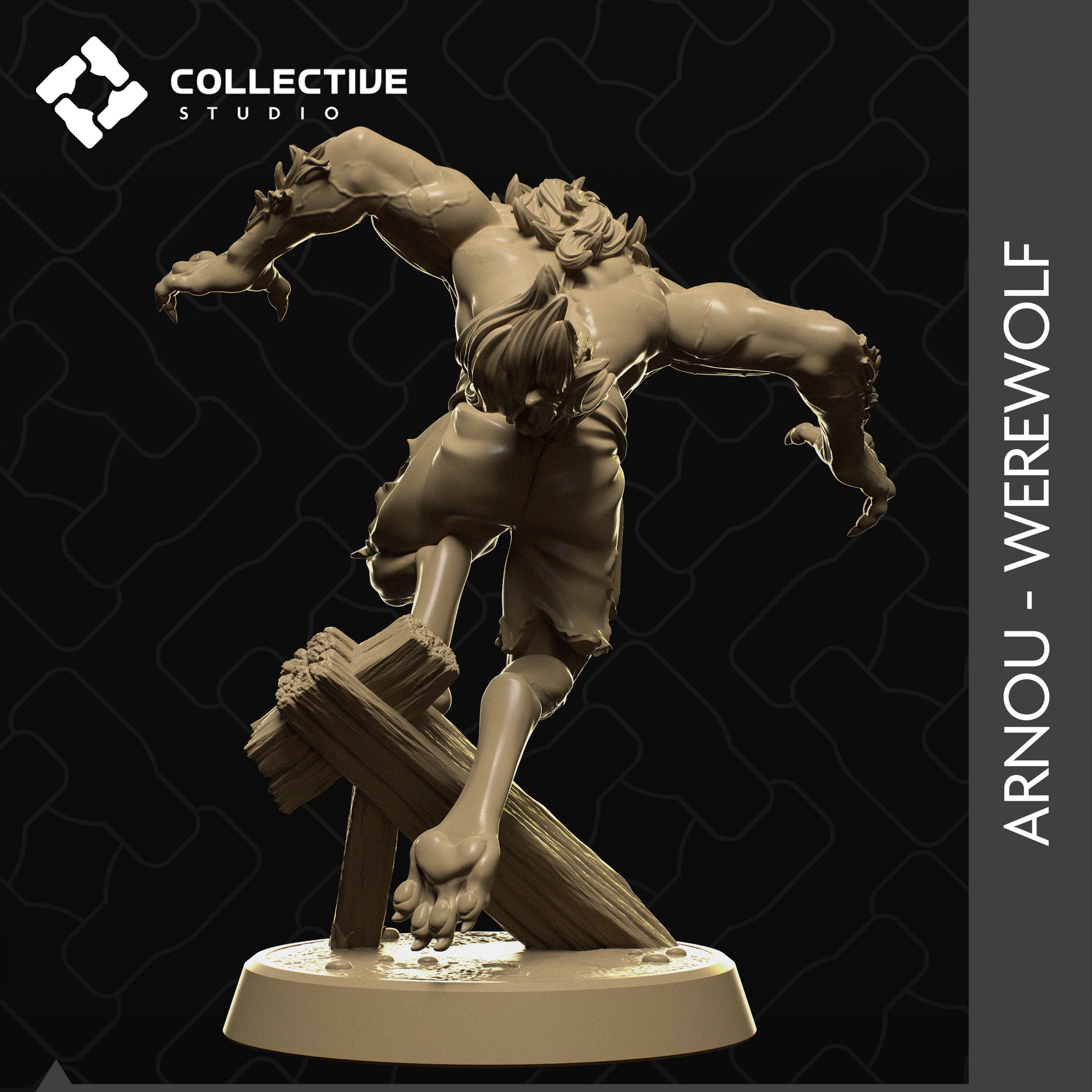 Werewolf | Aussie 3D Printed Miniatures and Terrain