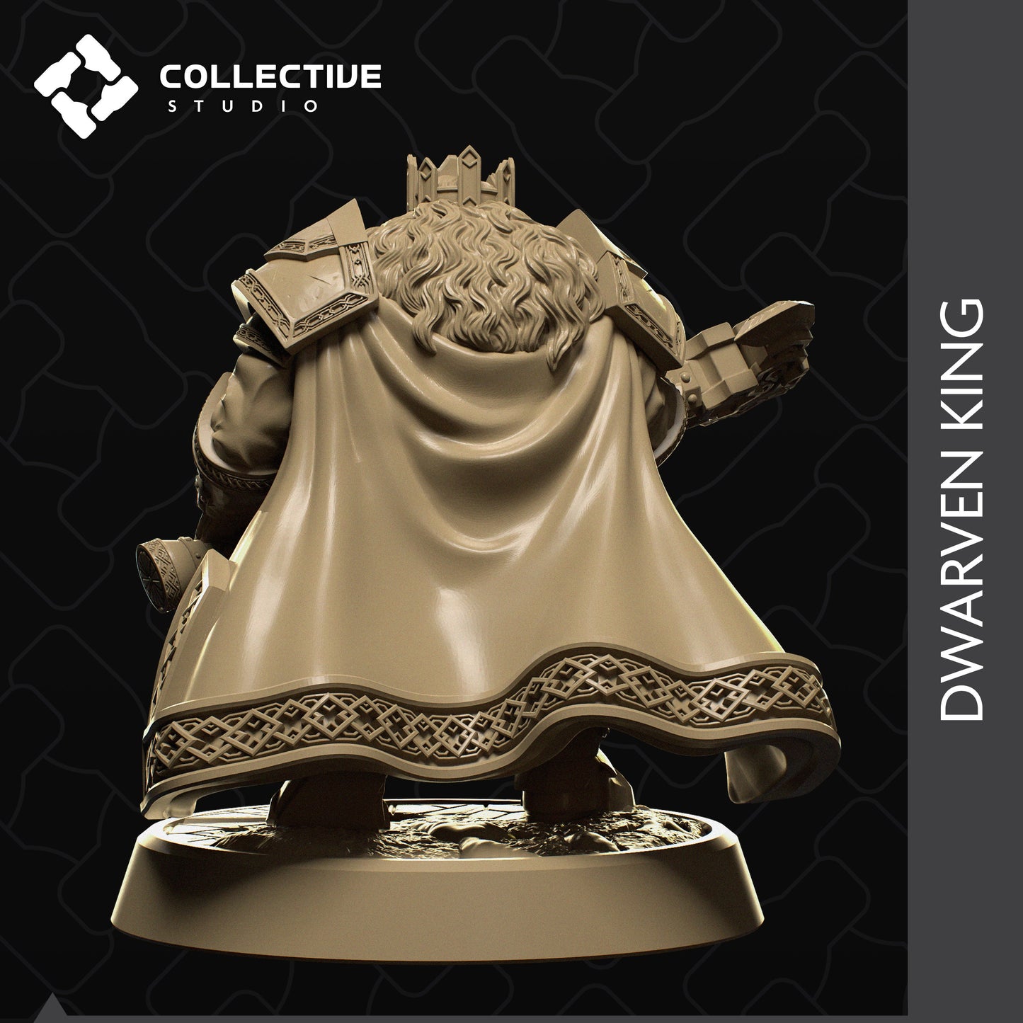 Dwarf King | Aussie 3D Printed Miniatures and Terrain