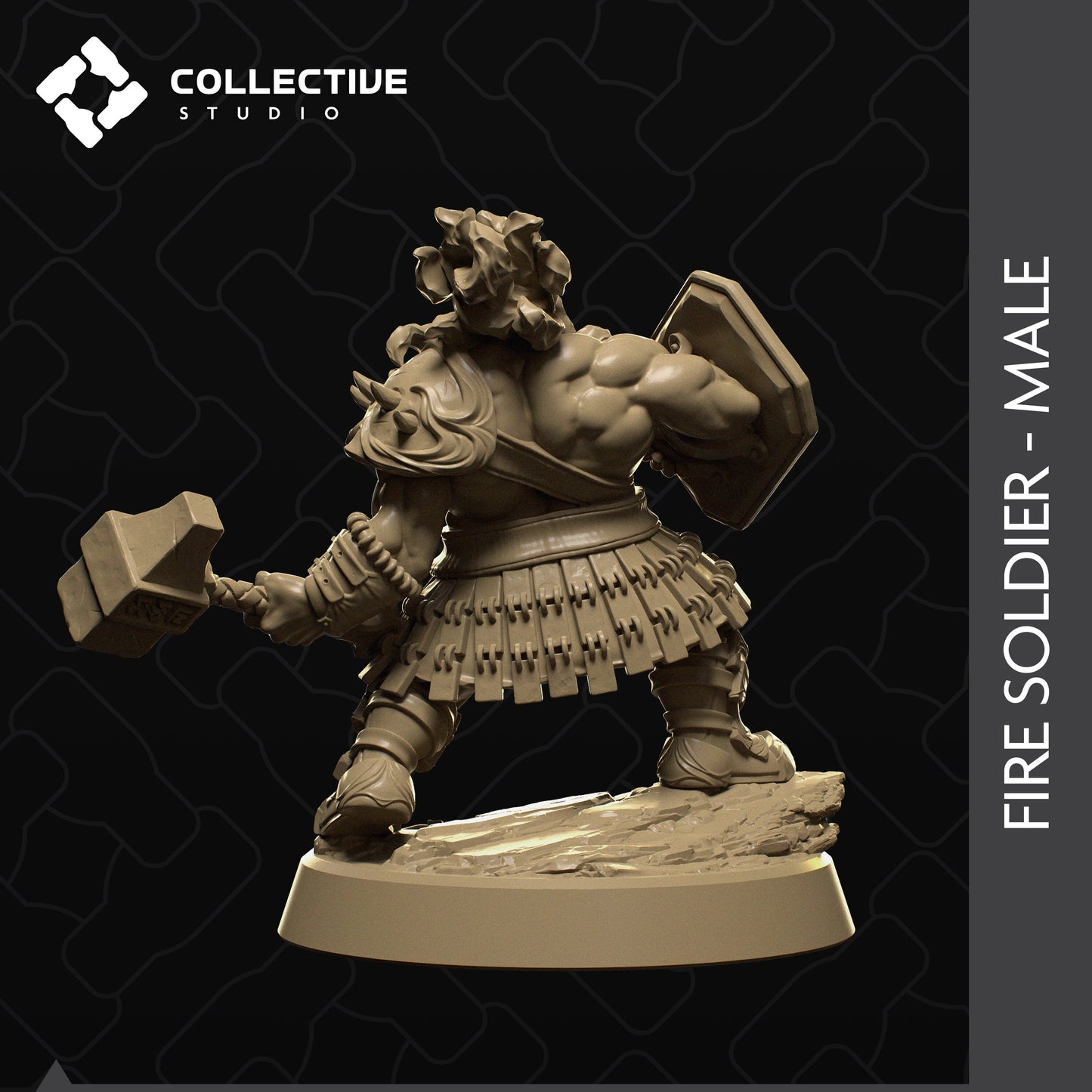 Elemental Soldier | Aussie 3D Printed Miniatures and Terrain