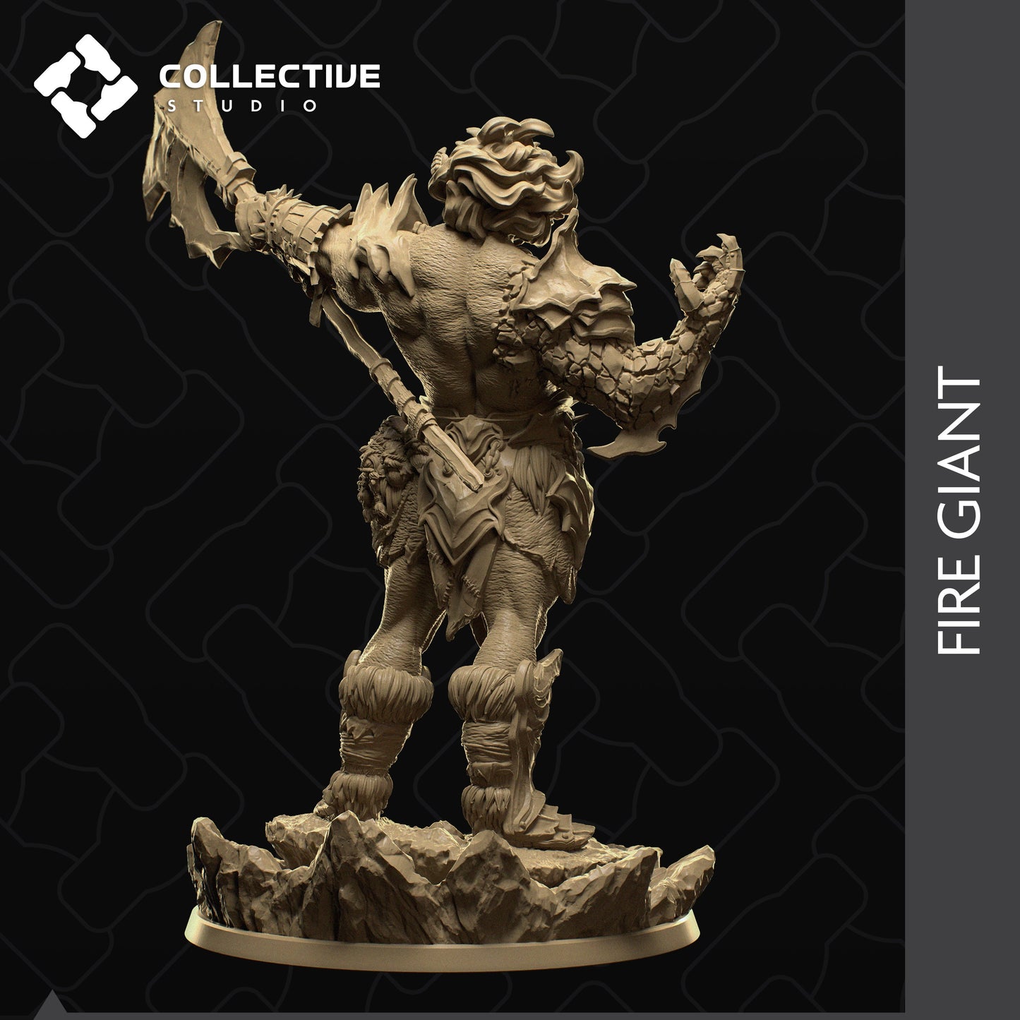 Fire Giant | Aussie 3D Printed Miniatures and Terrain