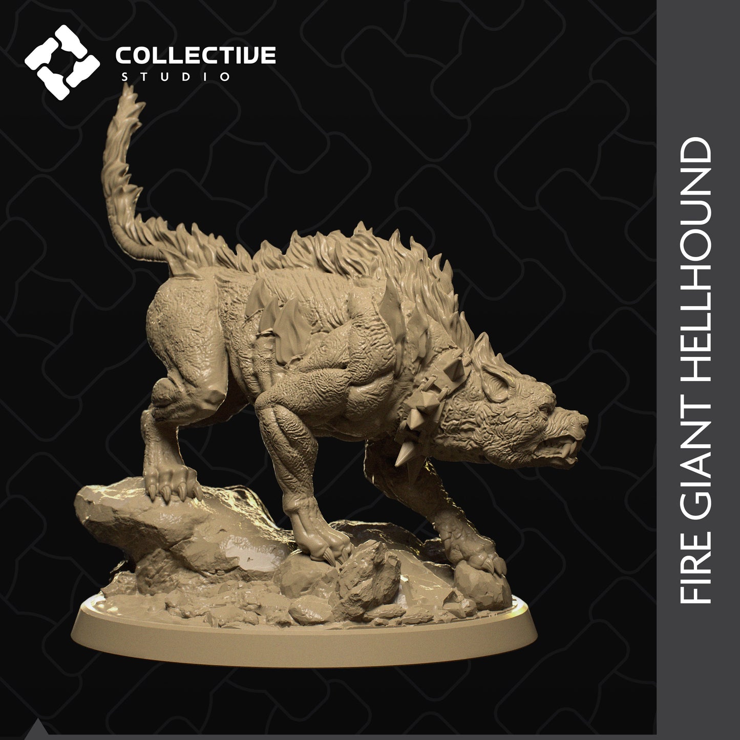 Hell Hound | Aussie 3D Printed Miniatures and Terrain