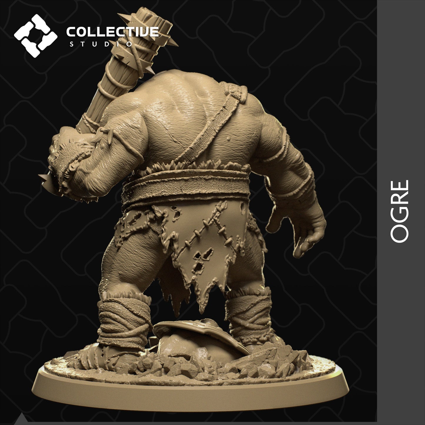Ogre | Aussie 3D Printed Miniatures and Terrain