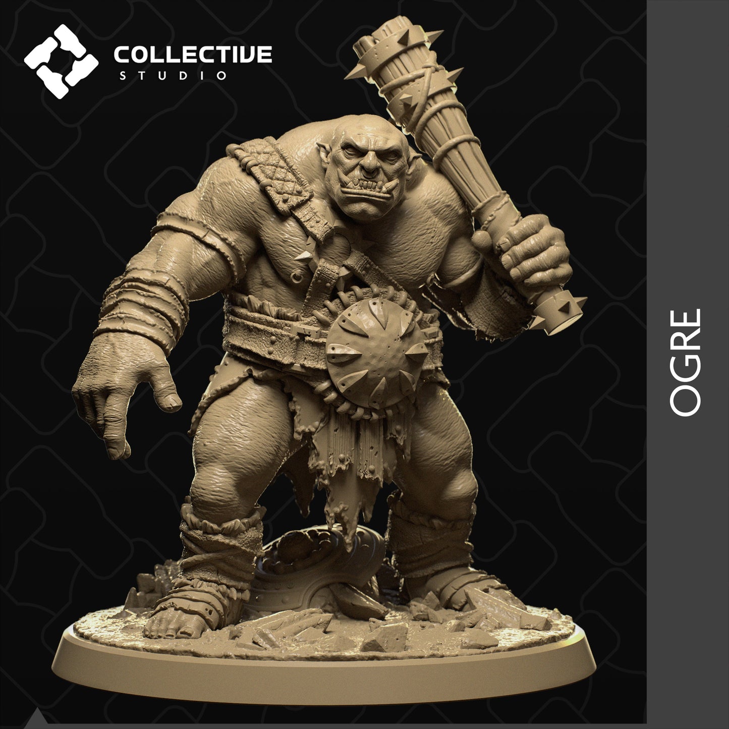 Ogre | Aussie 3D Printed Miniatures and Terrain
