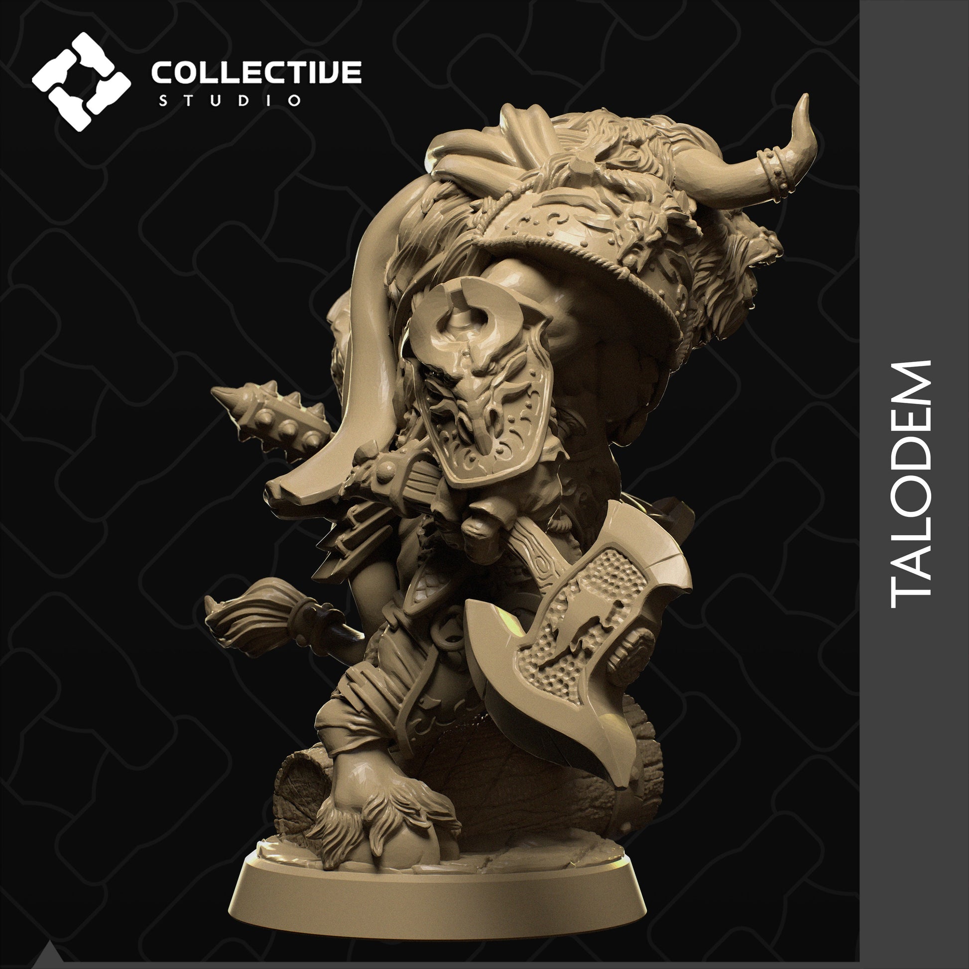 Talodem the Minotaur | Aussie 3D Printed Miniatures and Terrain