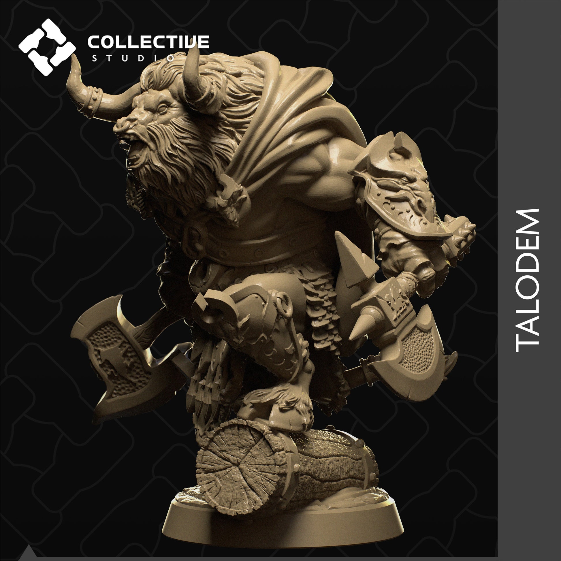 Talodem the Minotaur | Aussie 3D Printed Miniatures and Terrain