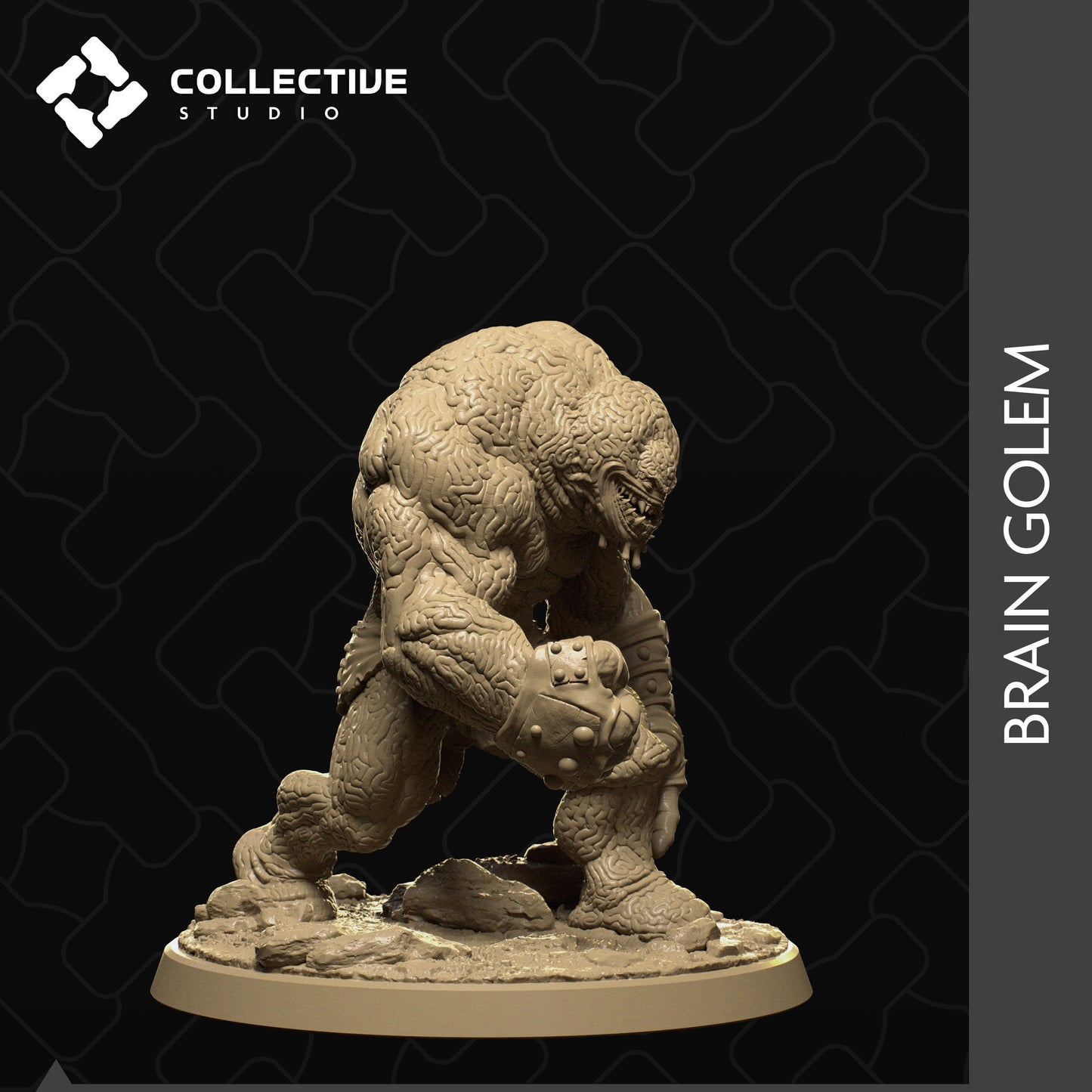 Brain Golem | Aussie 3D Printed Miniatures and Terrain