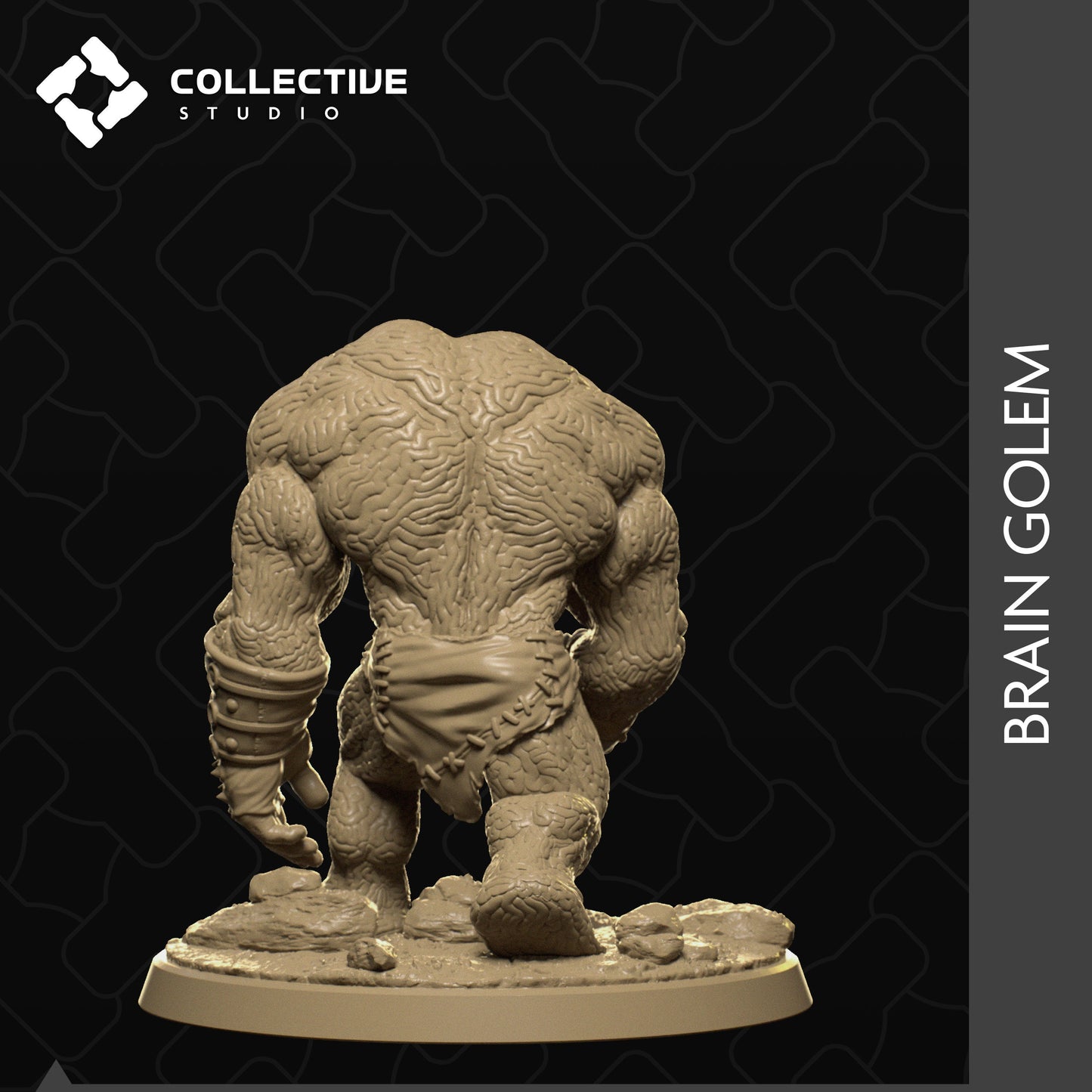 Brain Golem | Aussie 3D Printed Miniatures and Terrain