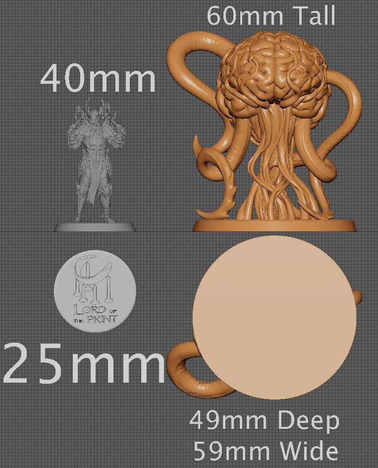 Elder Brain | Aussie 3D Printed Miniatures and Terrain