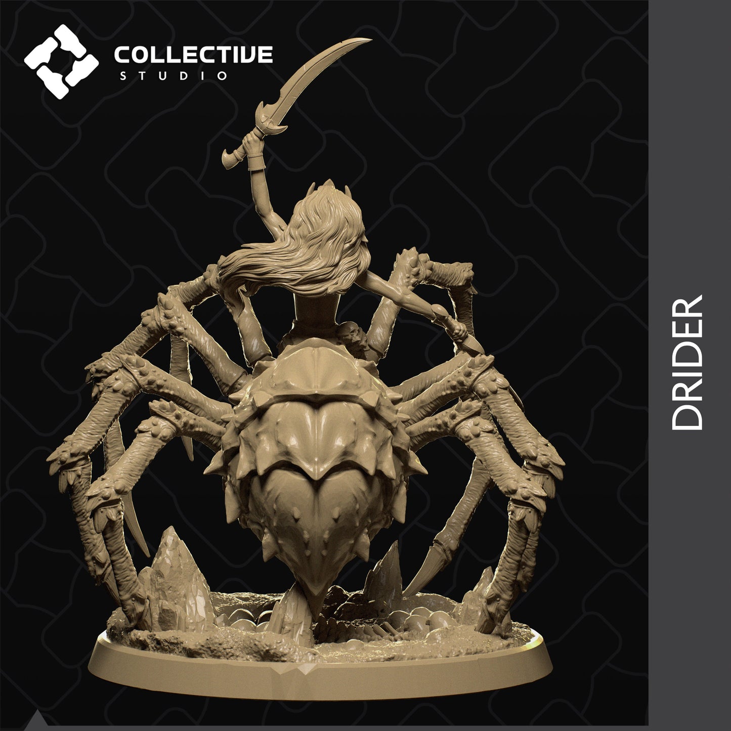 Drider | Aussie 3D Printed Miniatures and Terrain
