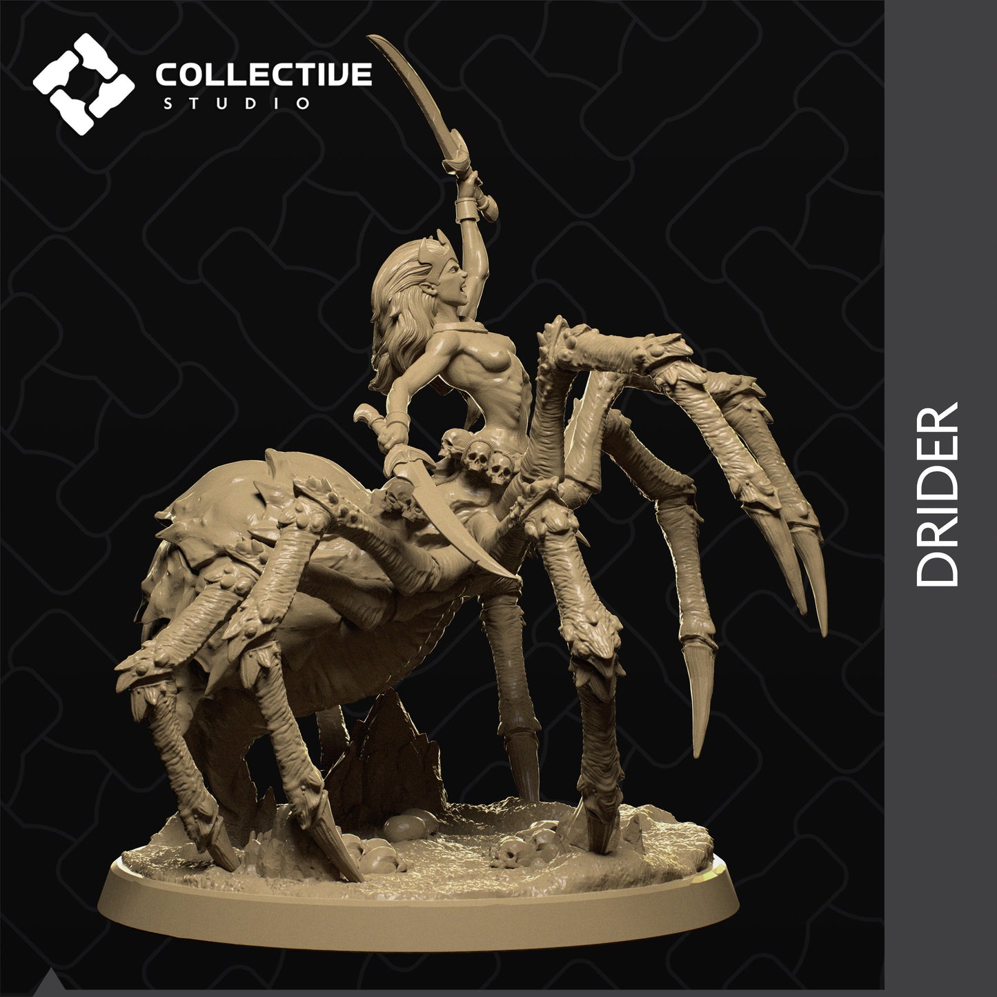 Drider | Aussie 3D Printed Miniatures and Terrain