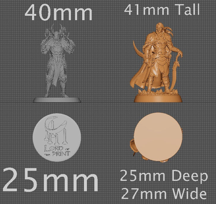 Levin | Aussie 3D Printed Miniatures and Terrain