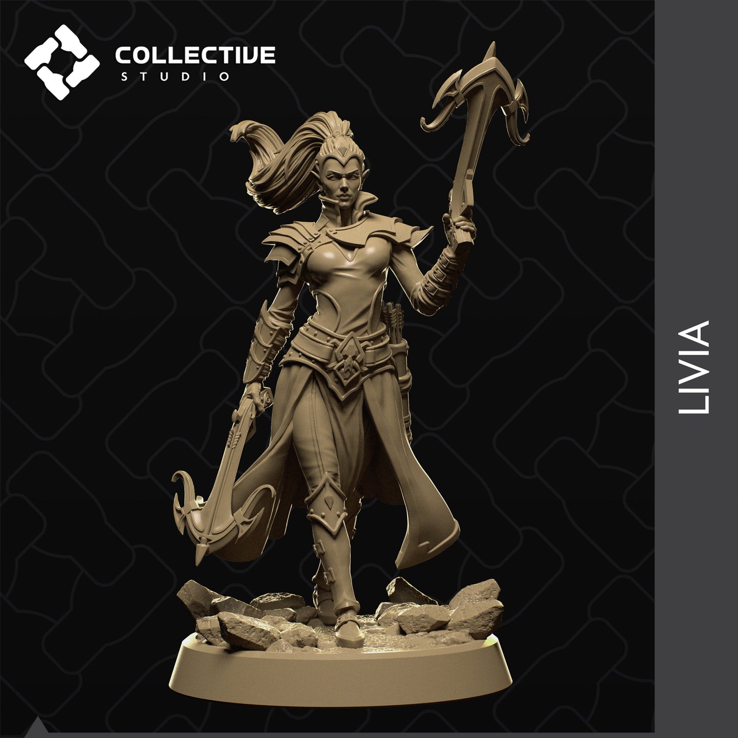 Livia | Aussie 3D Printed Miniatures and Terrain