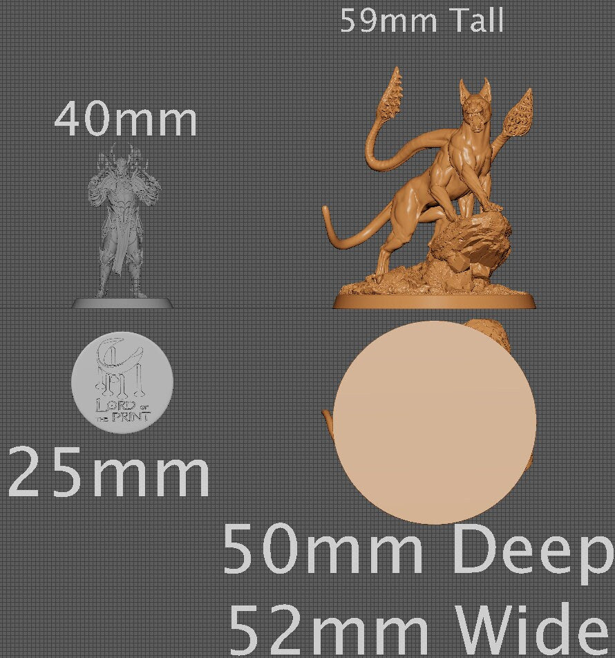 Displacer Beast | Aussie 3D Printed Miniatures and Terrain