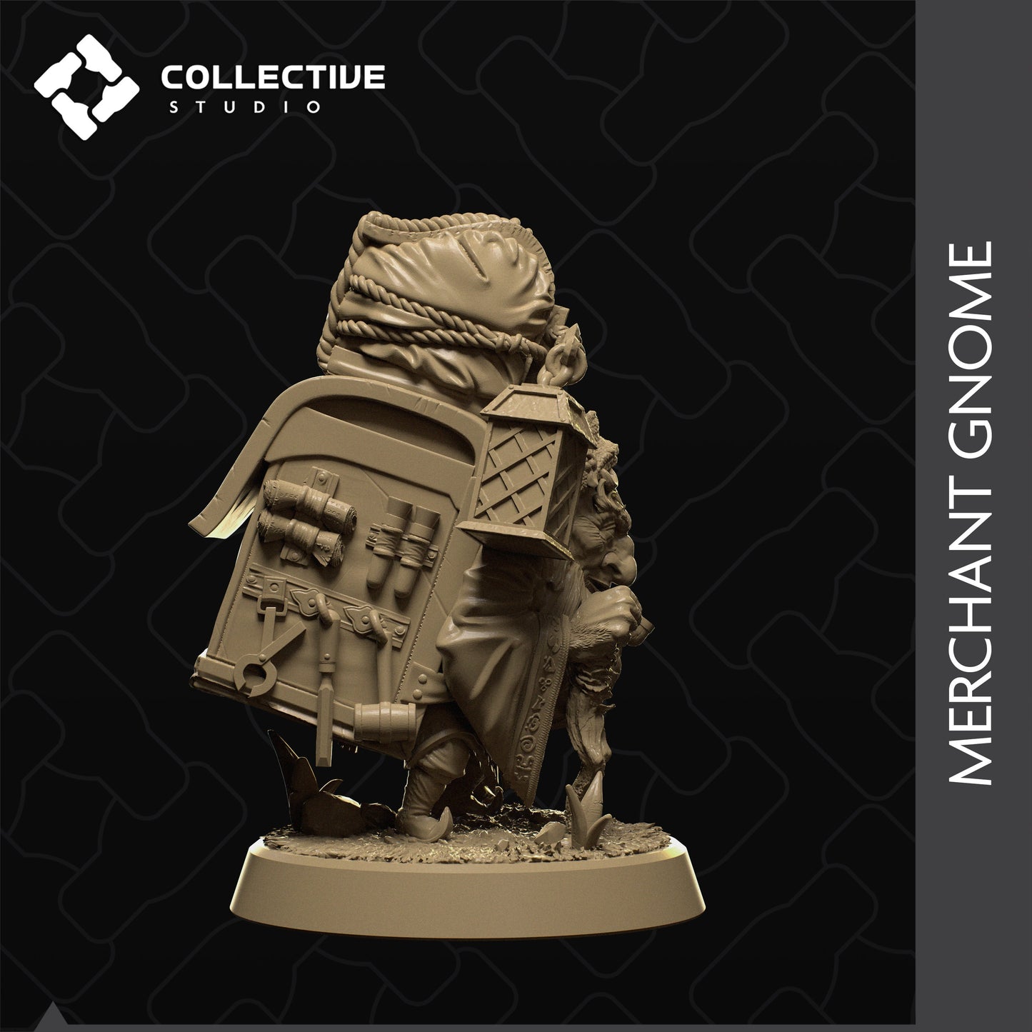 Dolber, Merchant Gnome | Aussie 3D Printed Miniatures and Terrain