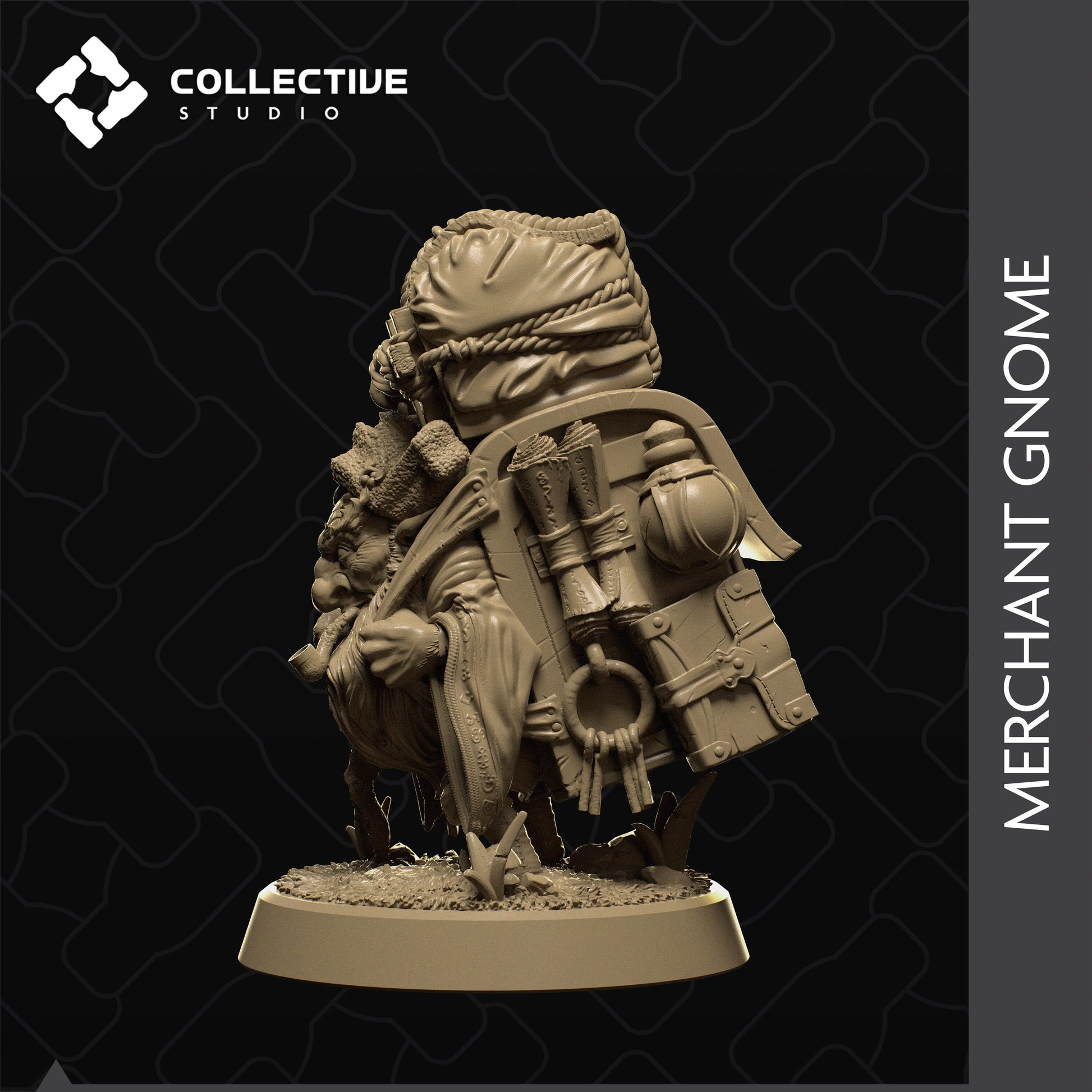 Dolber, Merchant Gnome | Aussie 3D Printed Miniatures and Terrain