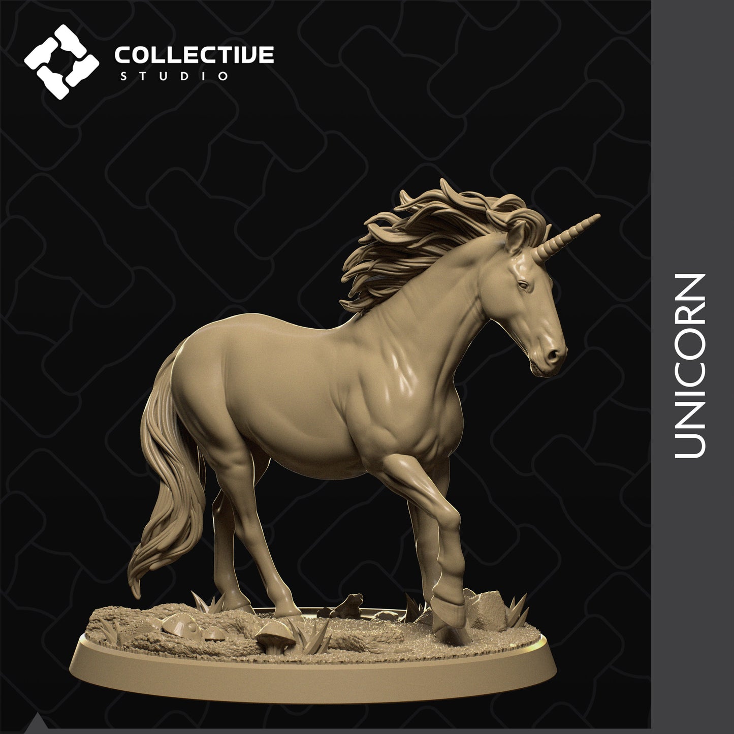 Unicorn | Aussie 3D Printed Miniatures and Terrain