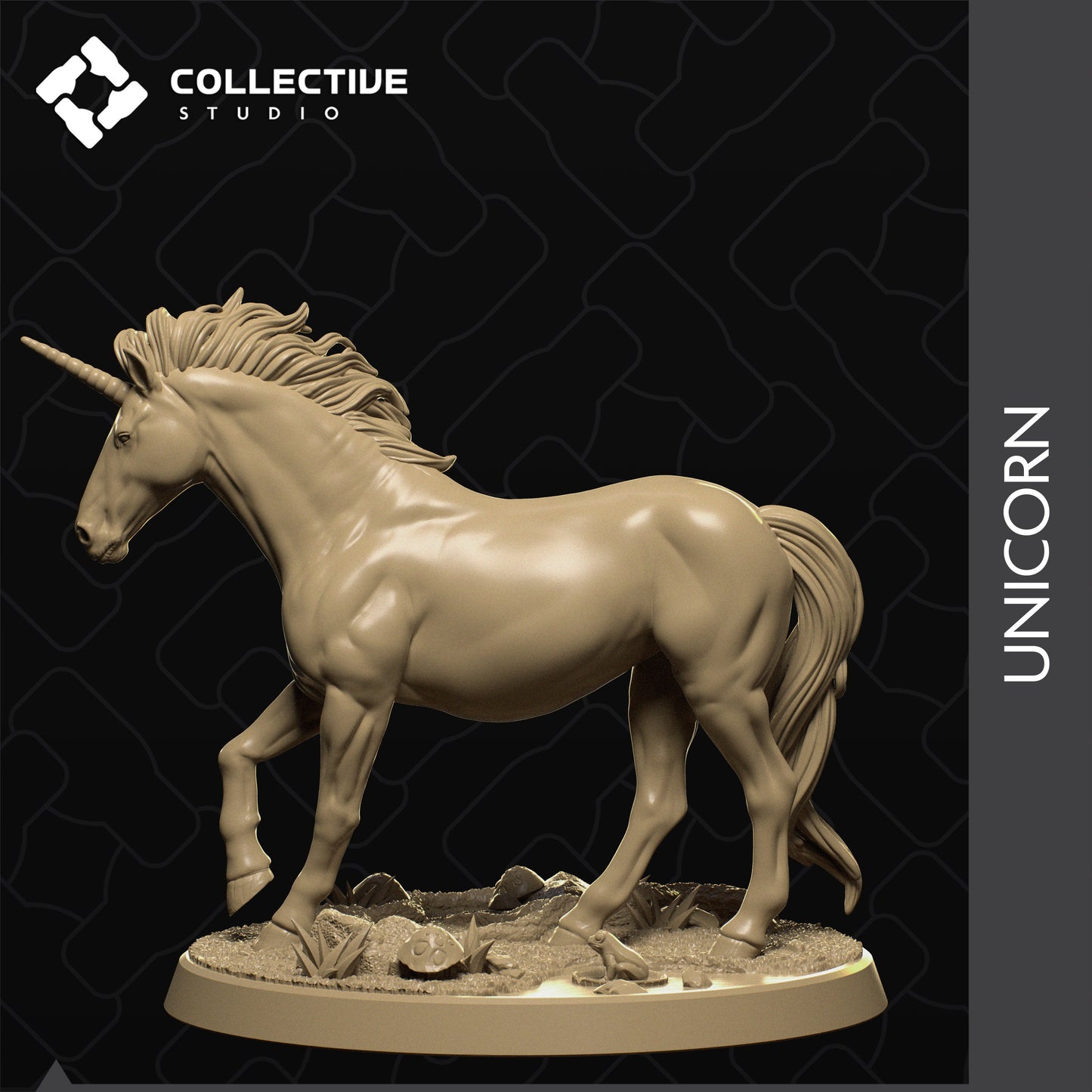 Unicorn | Aussie 3D Printed Miniatures and Terrain