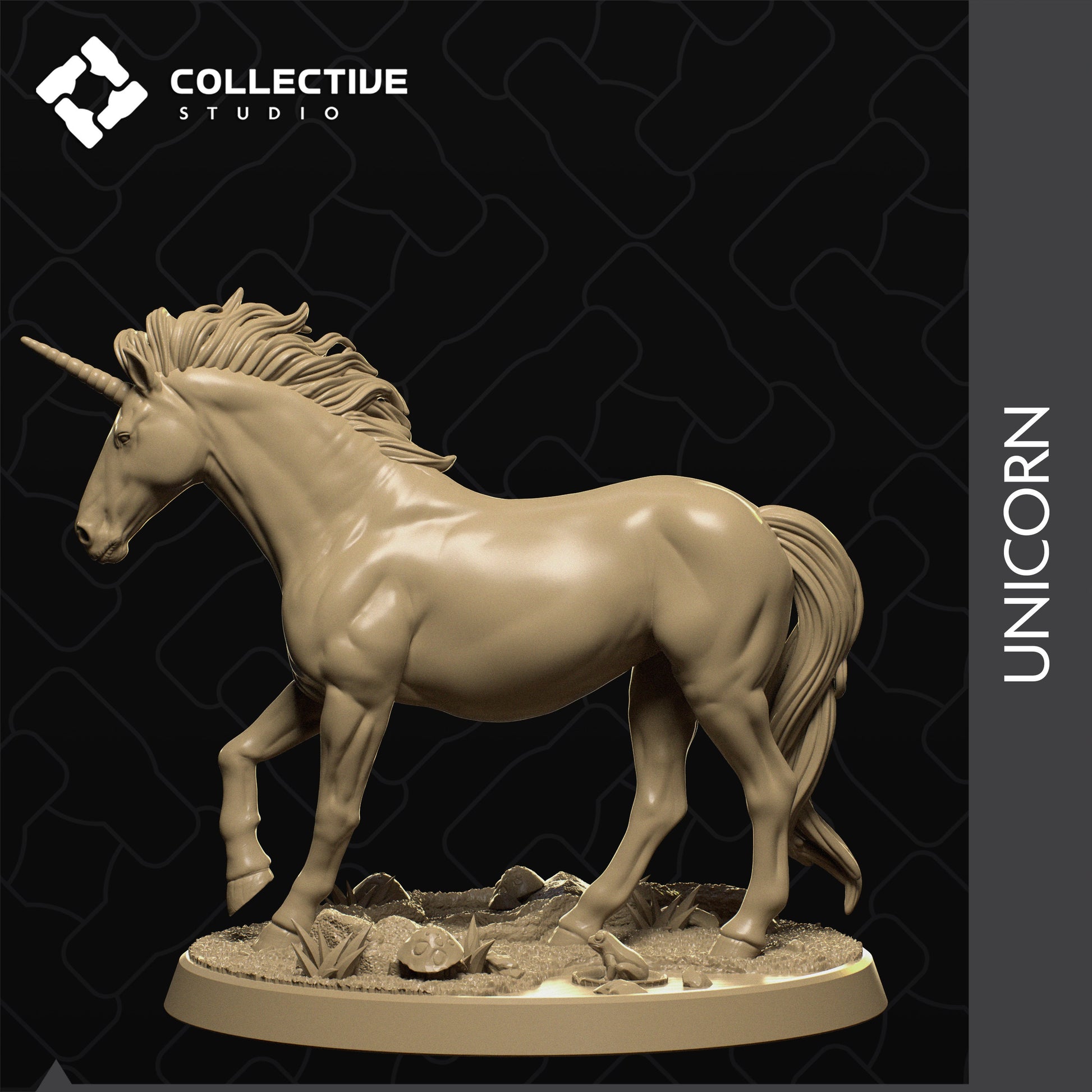 Unicorn | Aussie 3D Printed Miniatures and Terrain