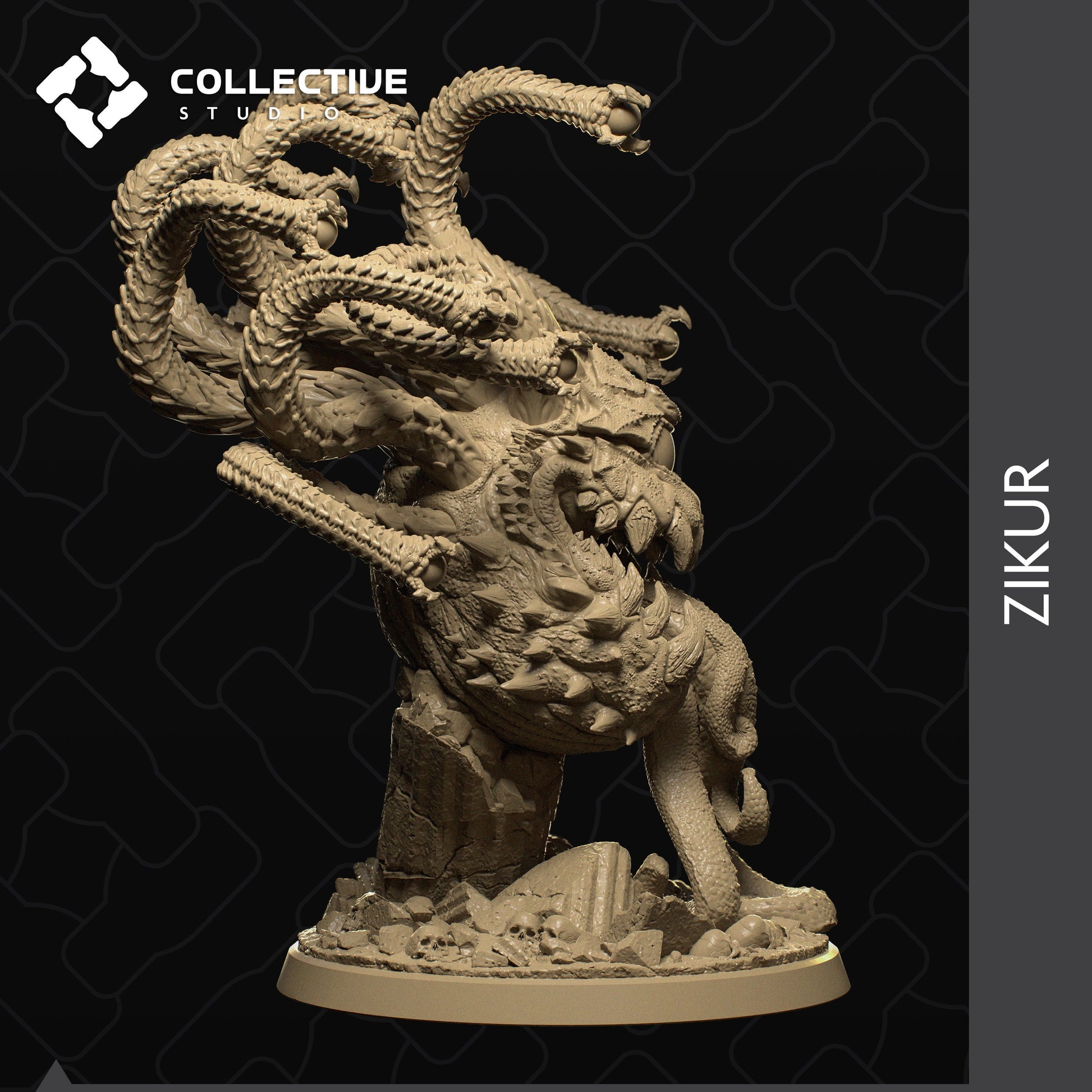 Zikur, Elder Beholder | Aussie 3D Printed Miniatures and Terrain