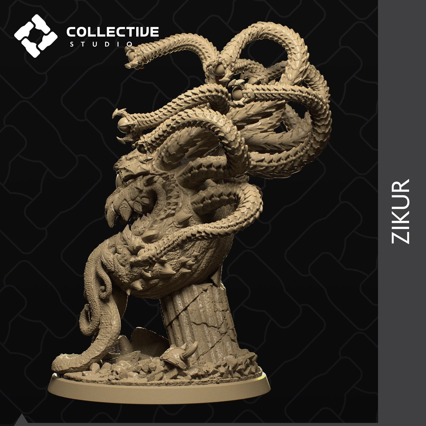 Zikur, Elder Beholder | Aussie 3D Printed Miniatures and Terrain