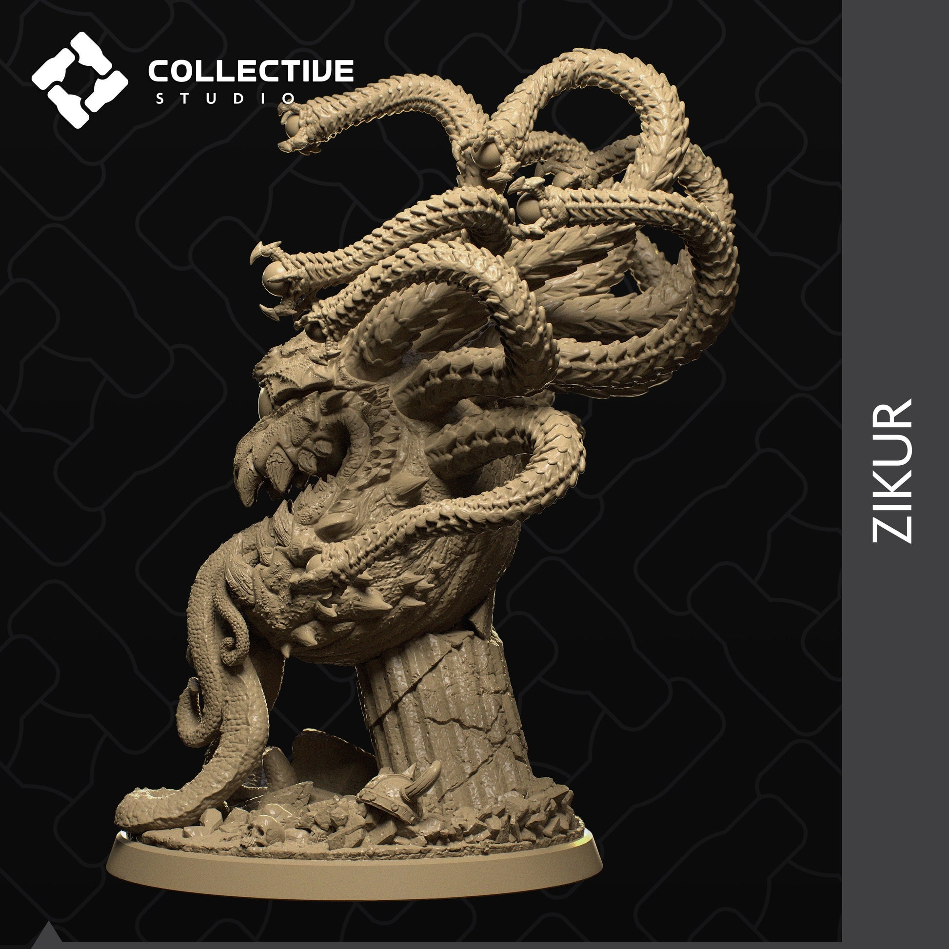 Zikur, Elder Beholder | Aussie 3D Printed Miniatures and Terrain