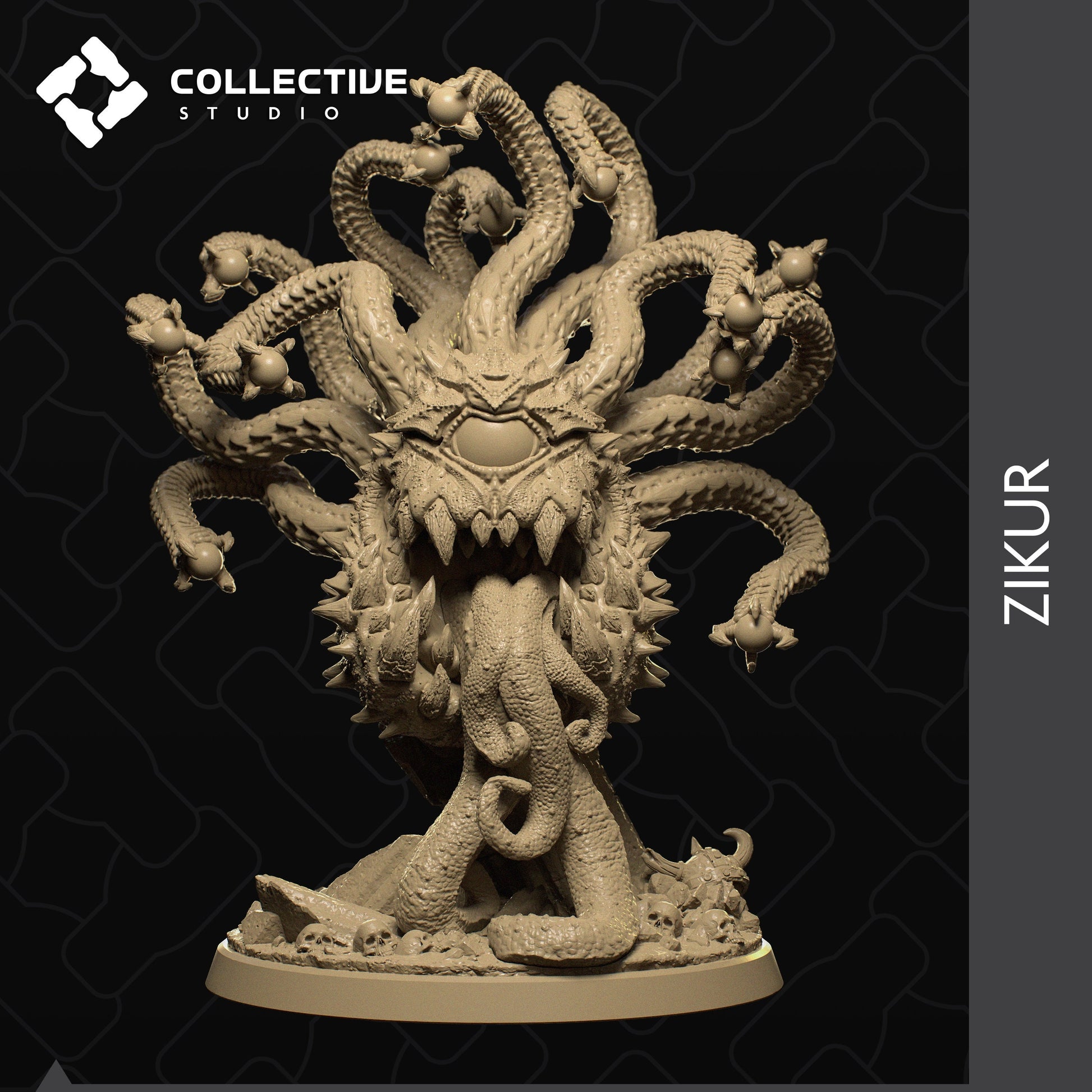 Zikur, Elder Beholder | Aussie 3D Printed Miniatures and Terrain