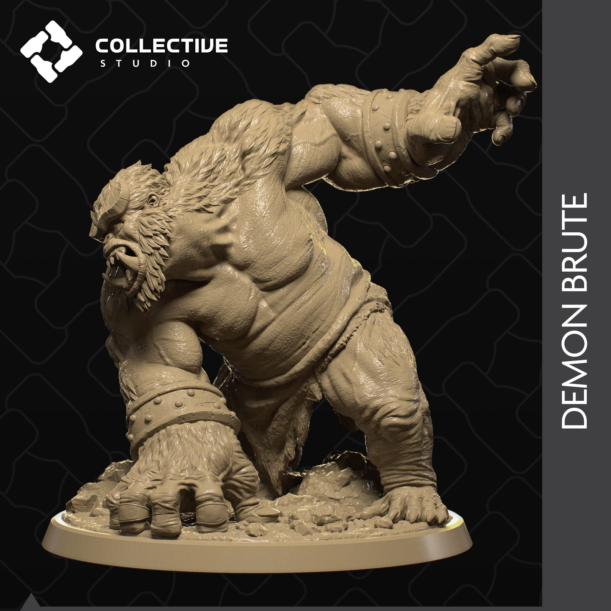 Demon Brute | Aussie 3D Printed Miniatures and Terrain