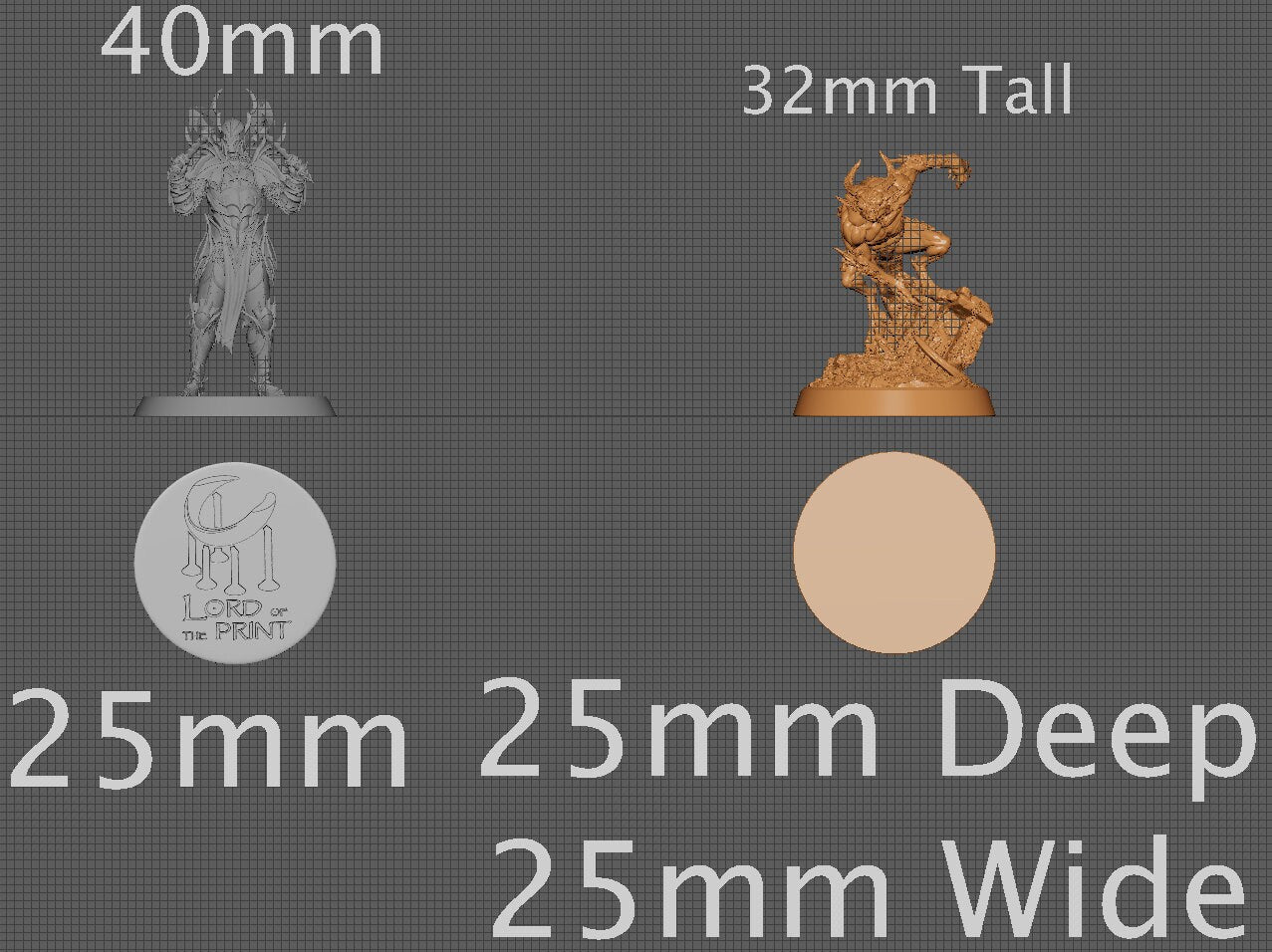 Demon Minion | Aussie 3D Printed Miniatures and Terrain