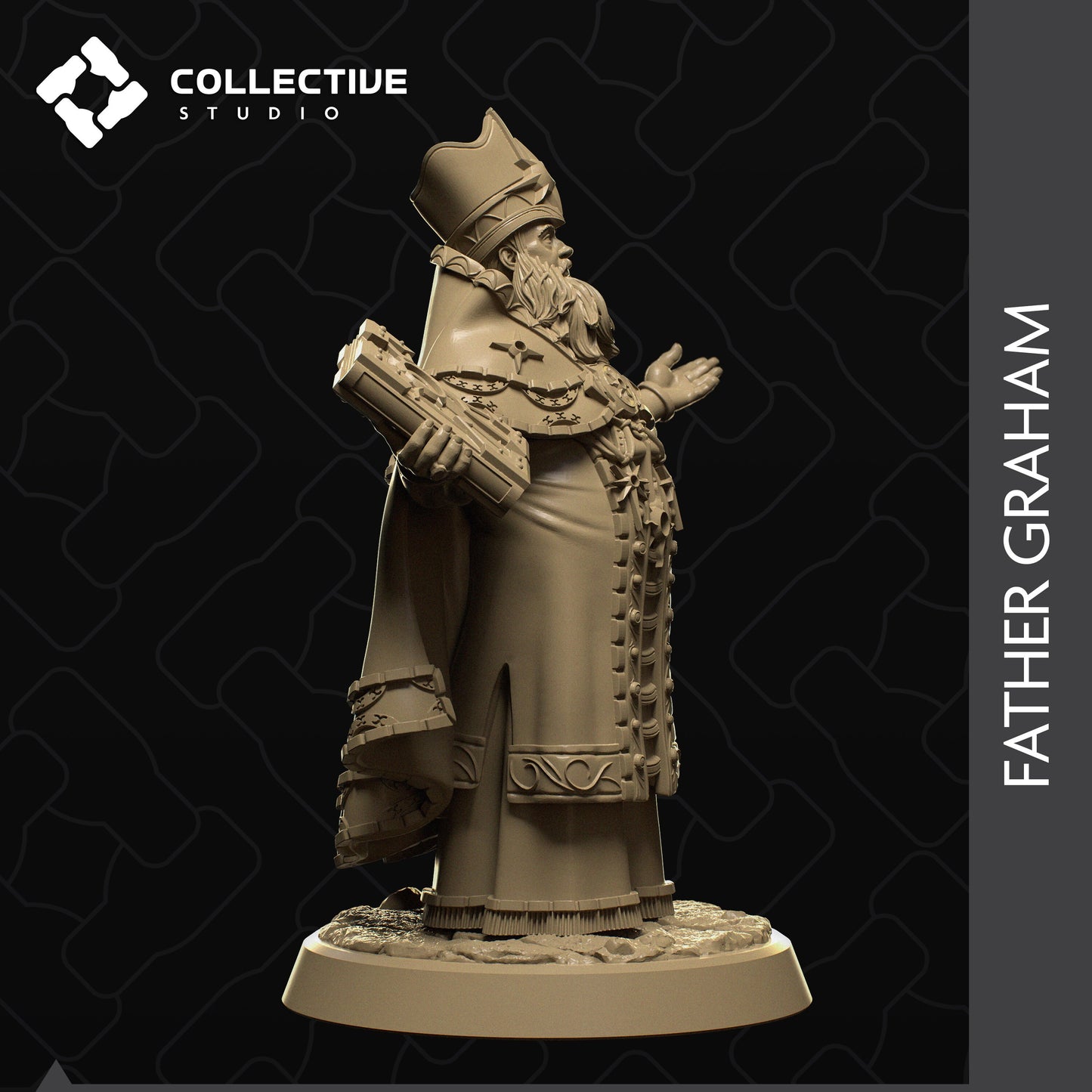 Father Graham | Aussie 3D Printed Miniatures and Terrain