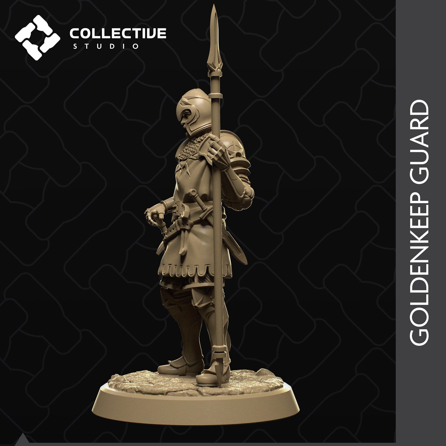 Goldenkeep Guard | Aussie 3D Printed Miniatures and Terrain