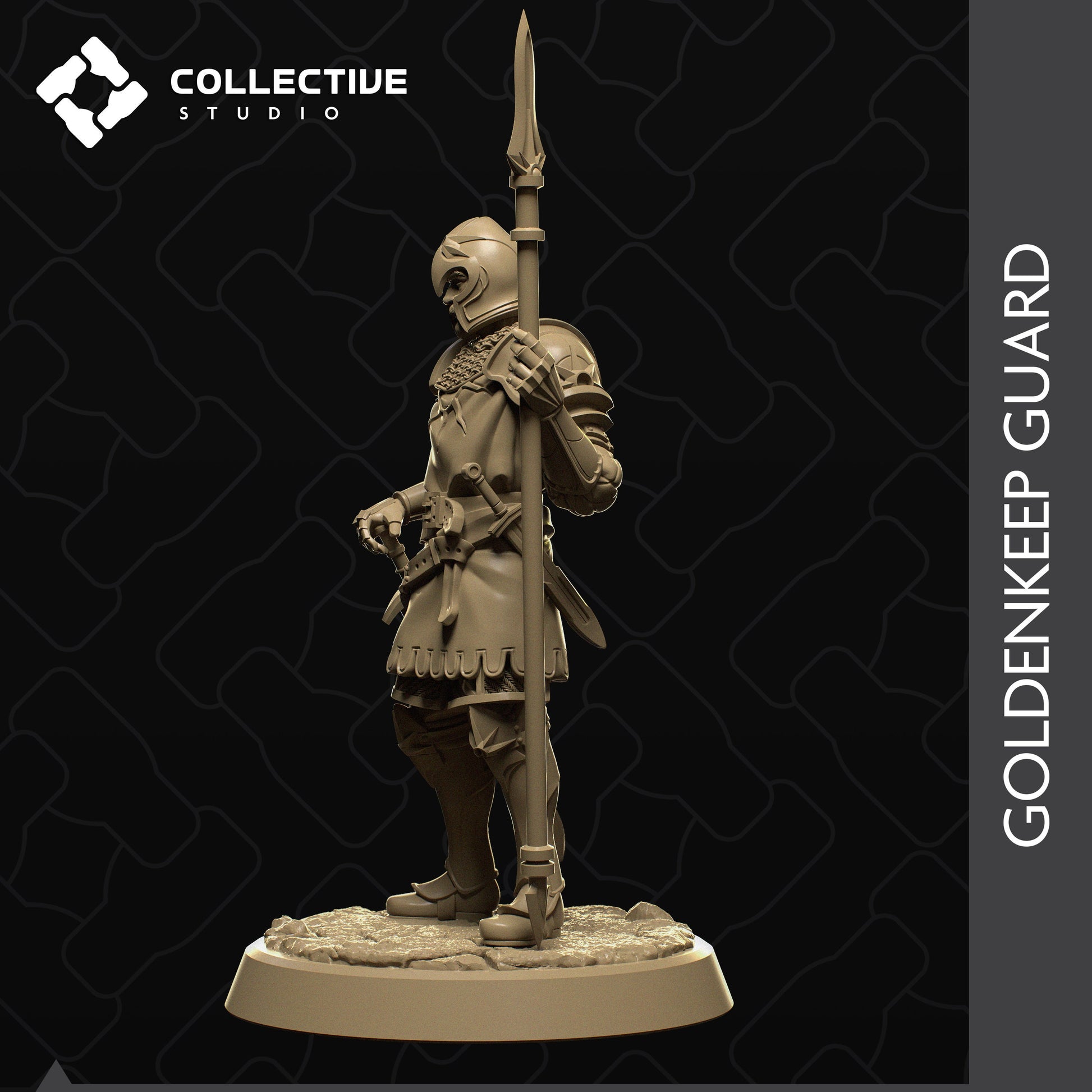 Goldenkeep Guard | Aussie 3D Printed Miniatures and Terrain